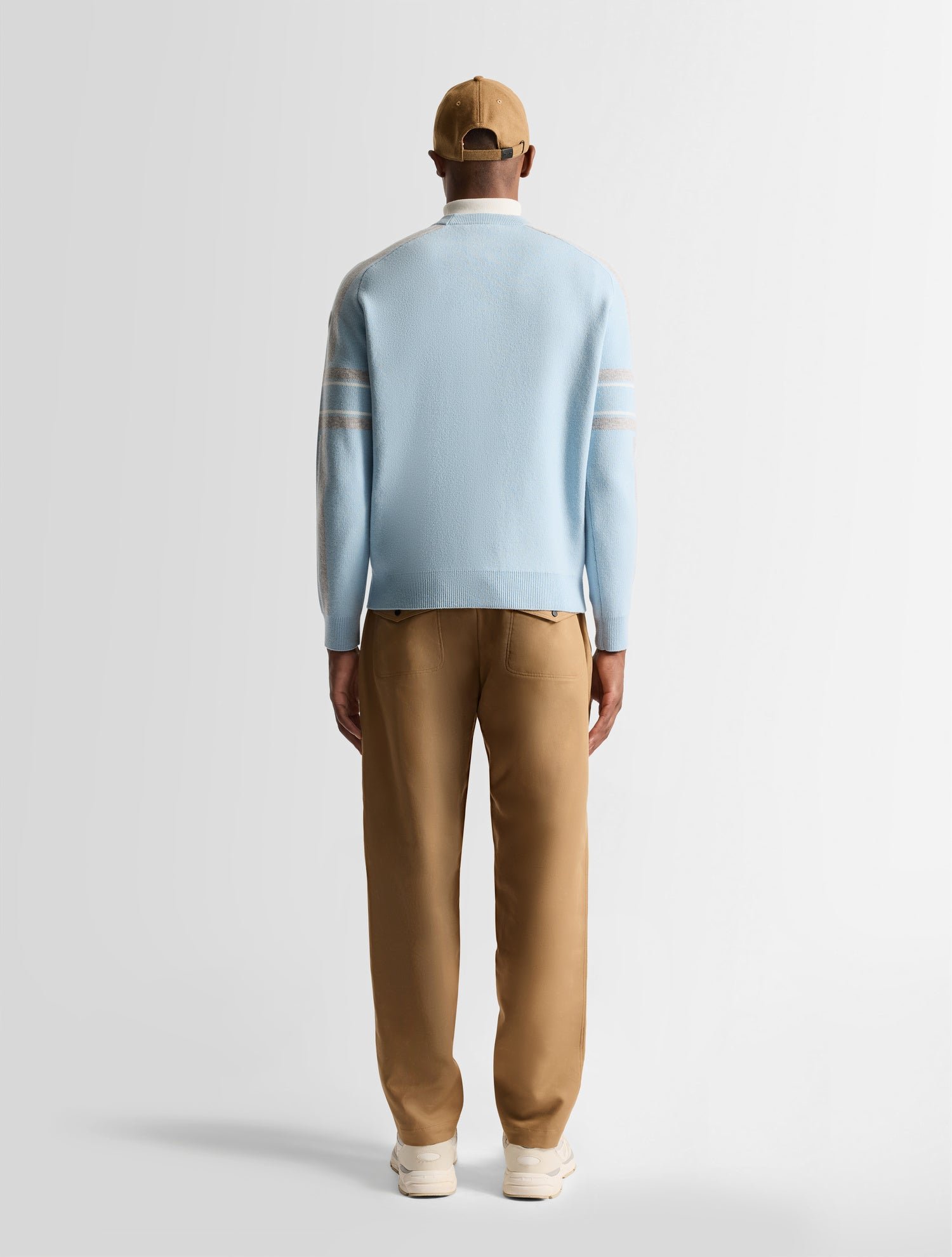 Pull spectavia col rond coupe regular Bleu