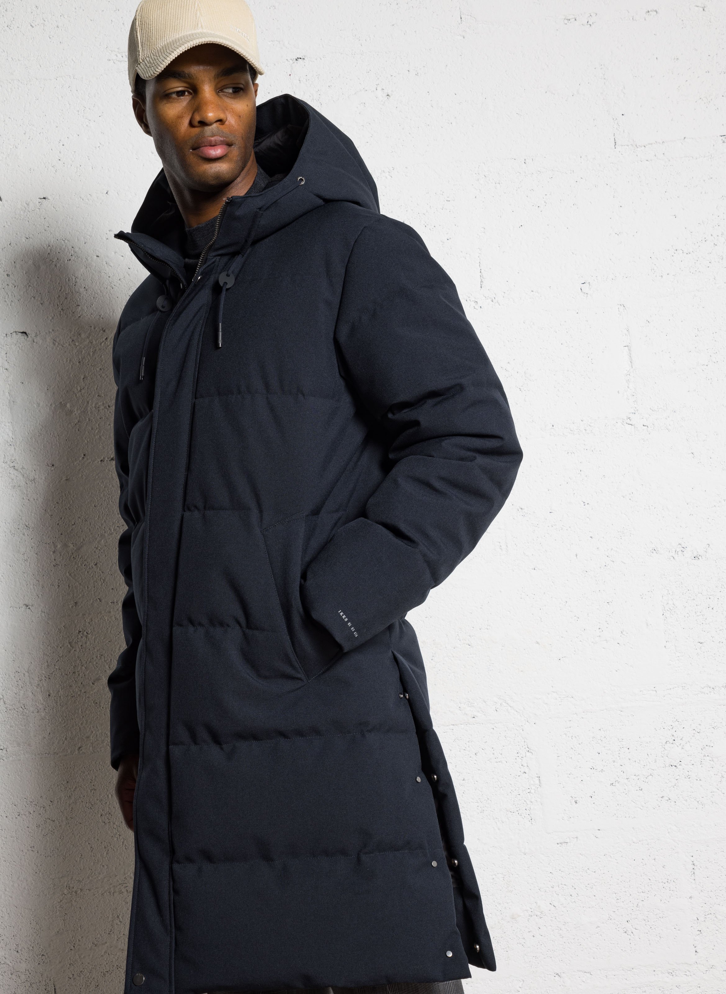 Doudoune col montant IKKS Bleu