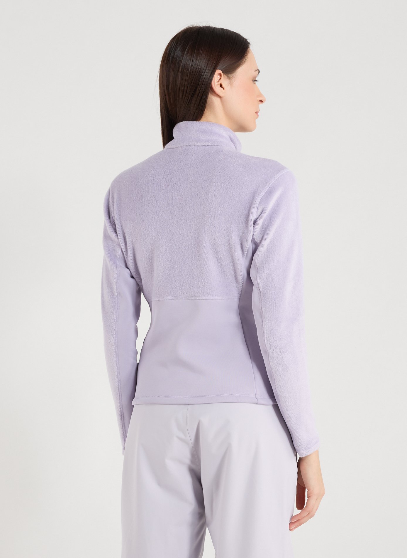 Pull droit à col montant demi-zip ROSSIGNOL Violet