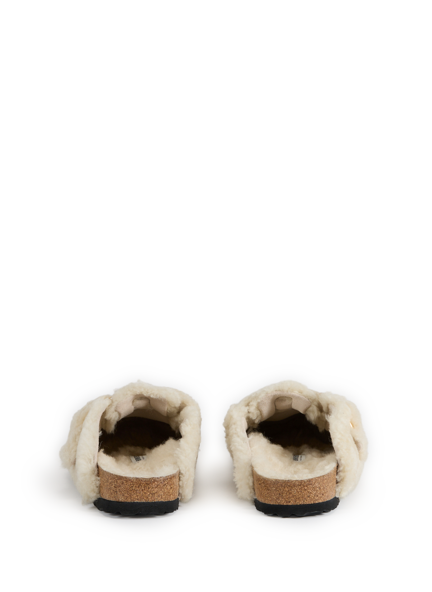 Mules shearling BIRKENSTOCK Blanc