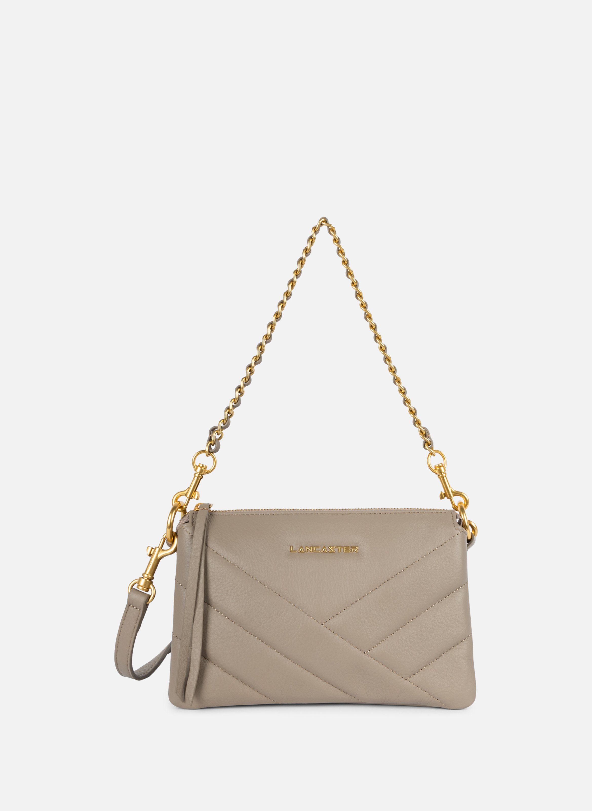 Small clutch - Soft Matelassé LANCASTER Grey