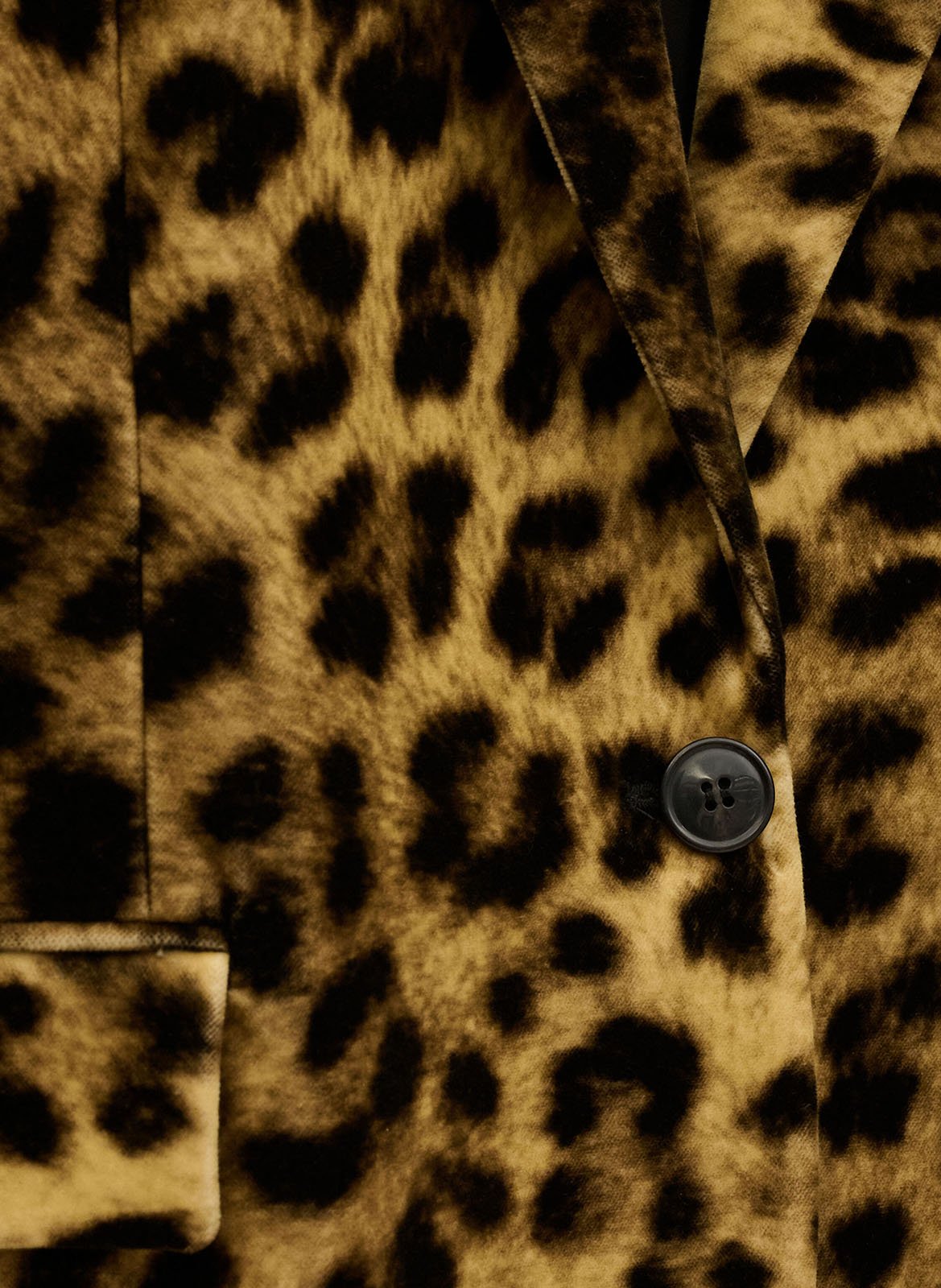 Veste de tailleur à imprimé léopard bear BA&SH Beige