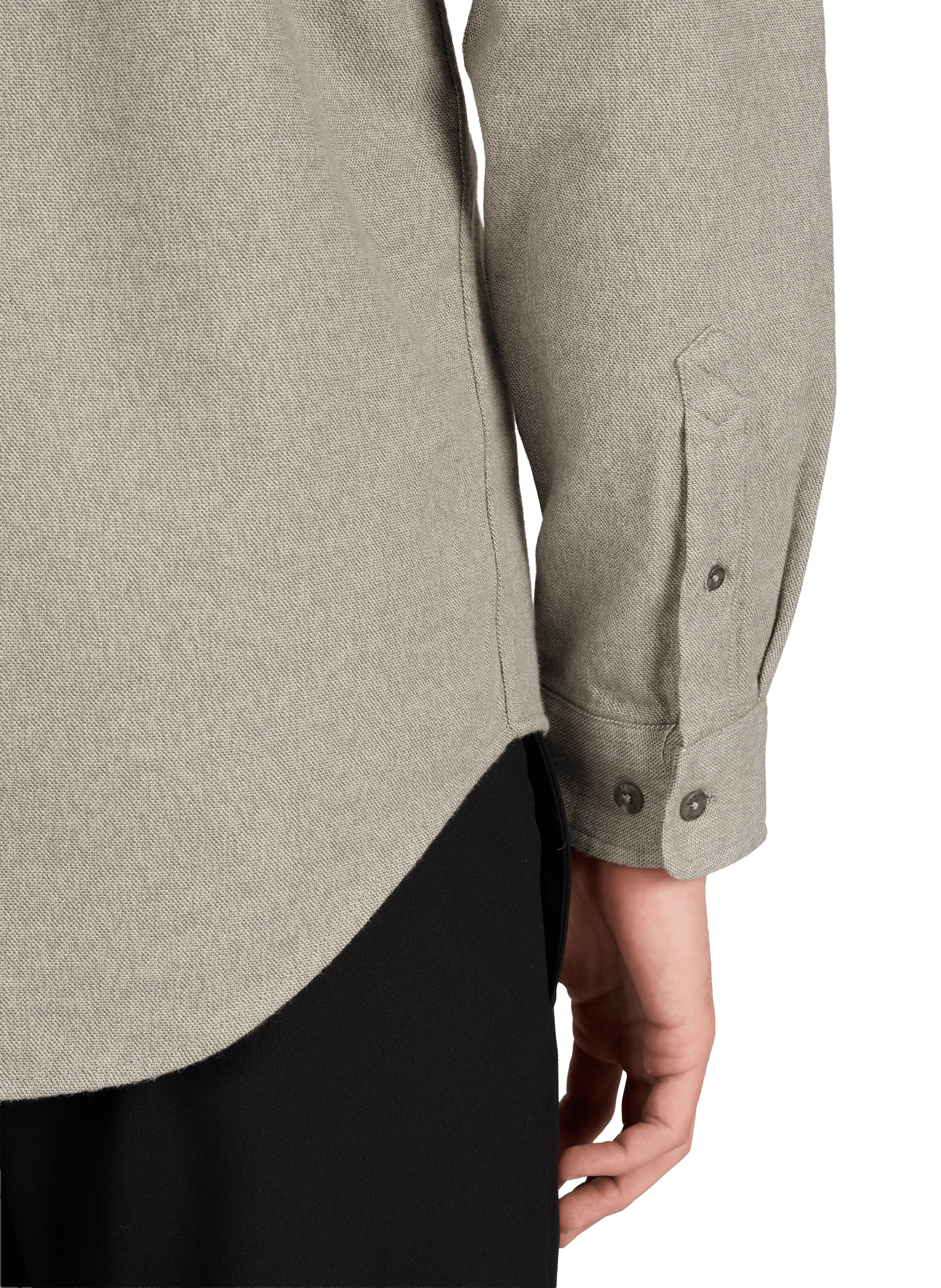 Shirt with classic collar in organic cotton SAMSOE SAMSOE Green