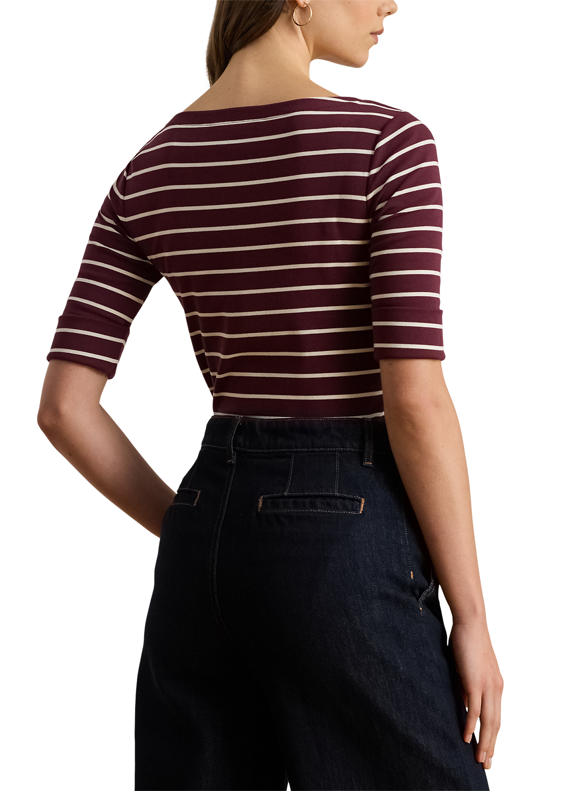 Striped T-shirt LAUREN Beige