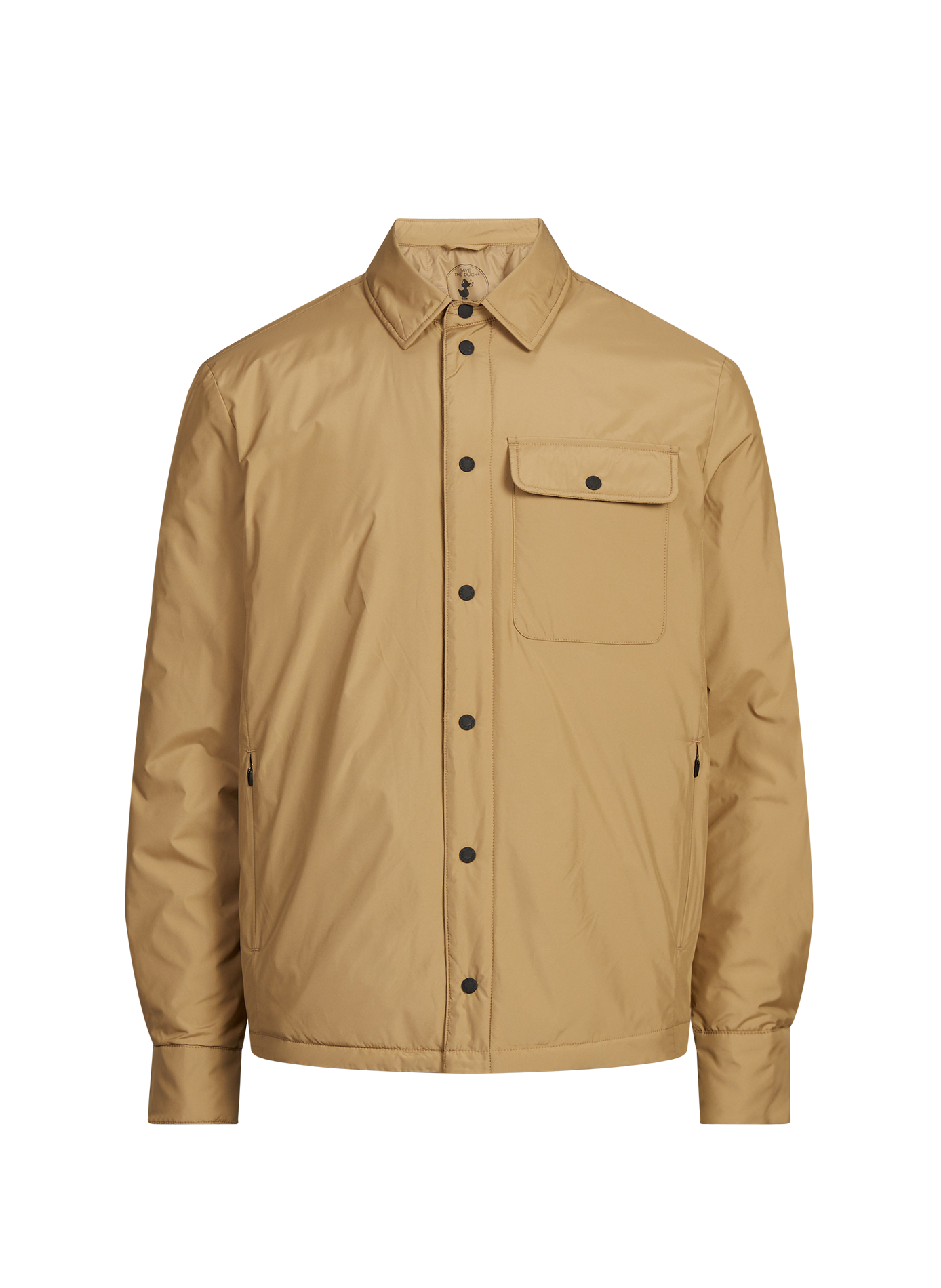 Jacket Stellan with classic collar SAVE THE DUCK Khaki