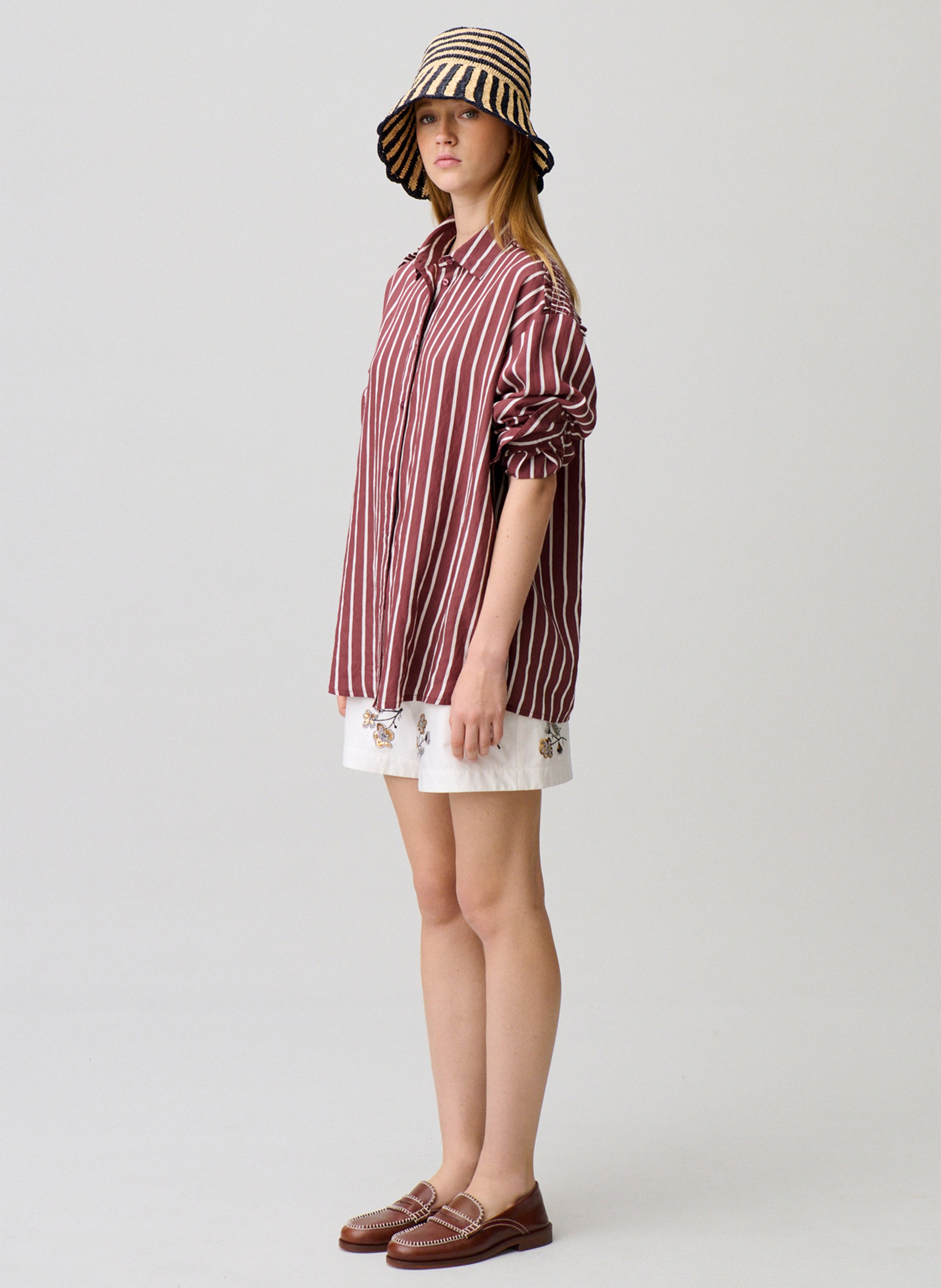 Chemise oversize à rayures CLAUDIE PIERLOT Multicolore