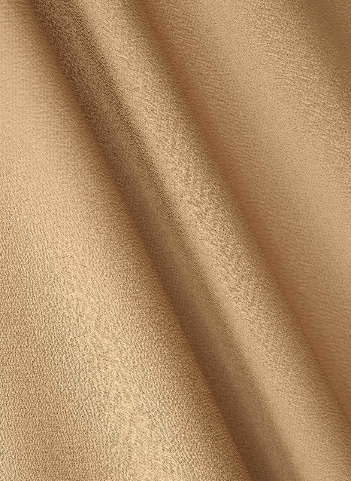 Robe midi satinée ciana BA&SH Marron