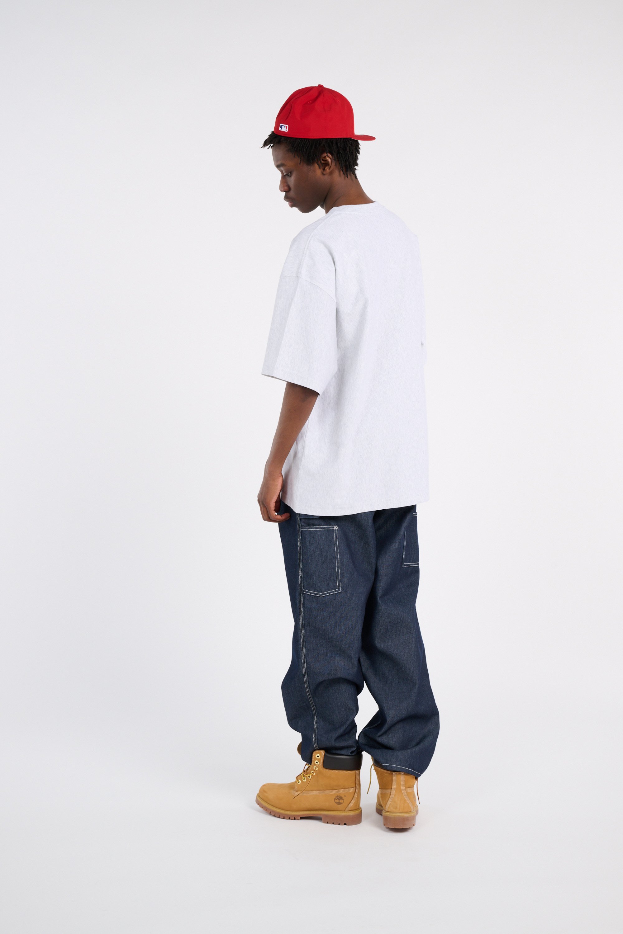T-shirt s/s wip label t-shirt CARHARTT WIP Gris