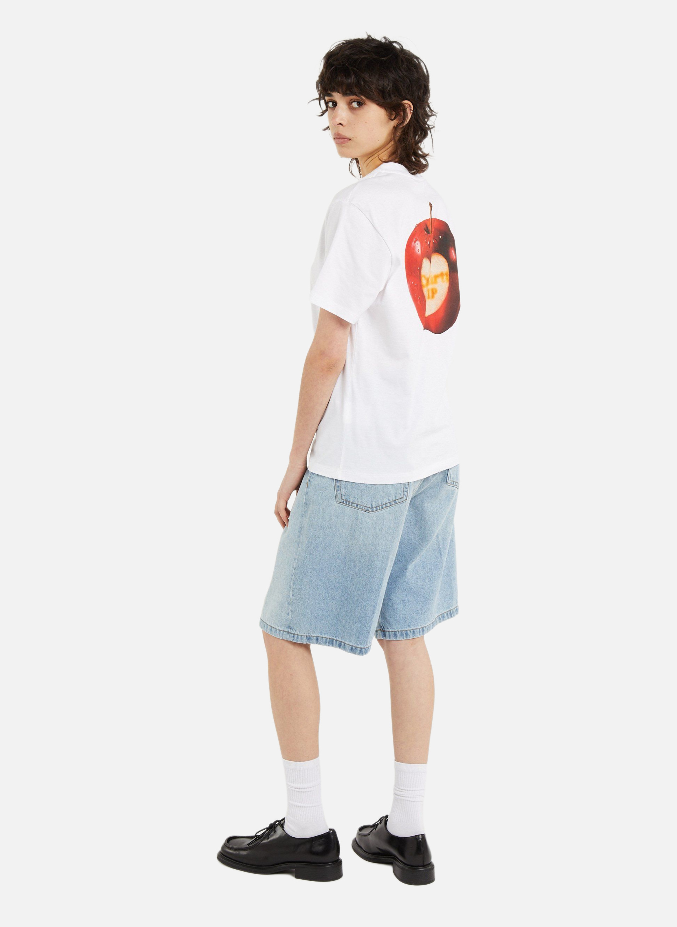 T-shirt w' s/s spoiled t-shirt CARHARTT WIP Blanc