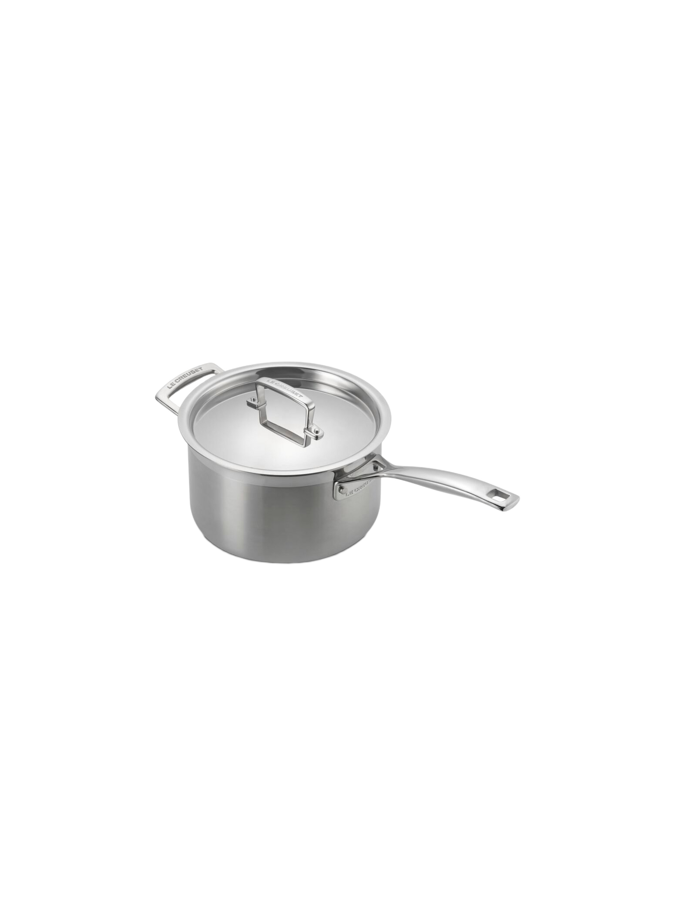 Kochtopf mit Edelstahldeckel LE CREUSET Silber