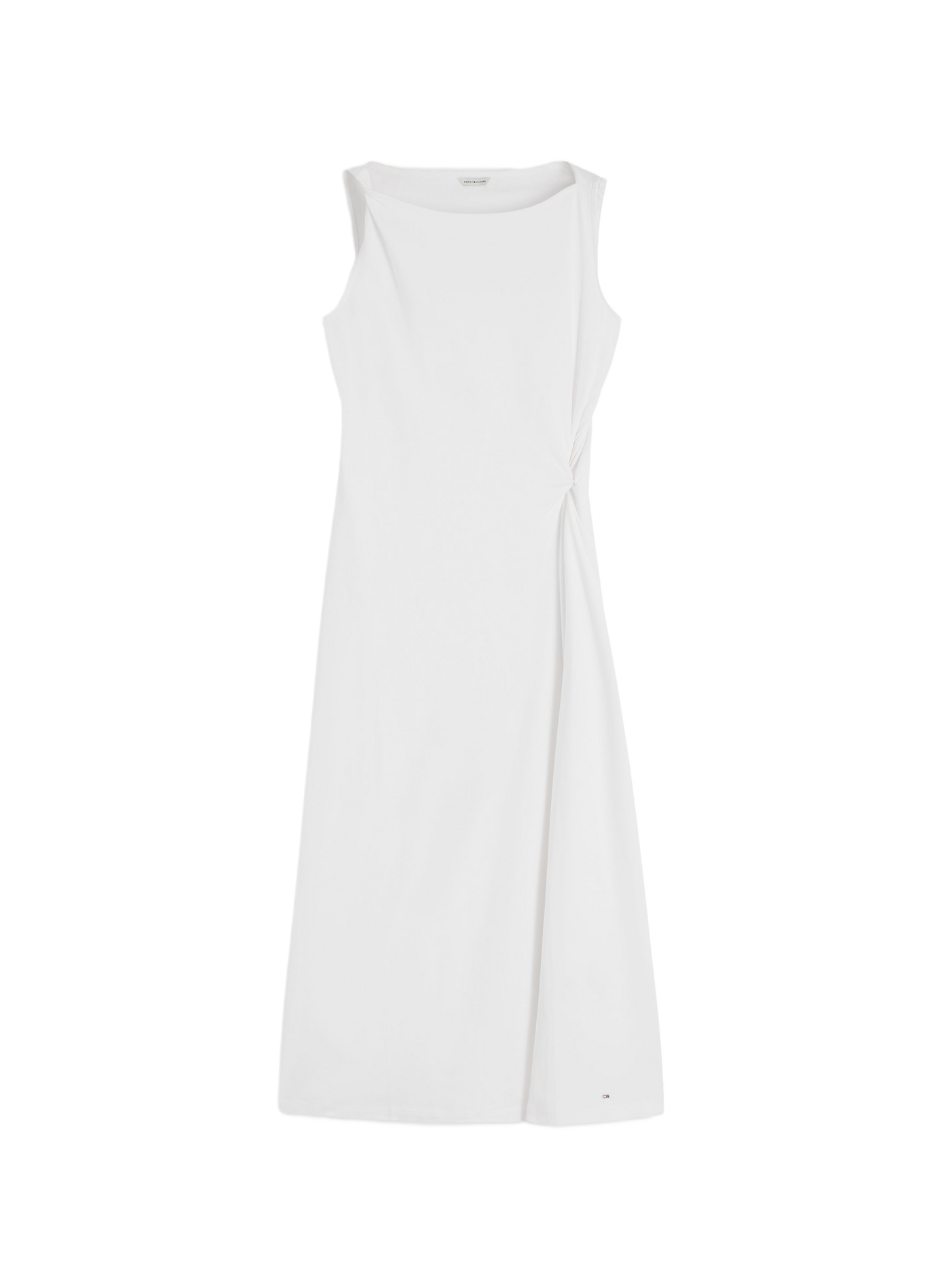 Cotton midi dress TOMMY HILFIGER White