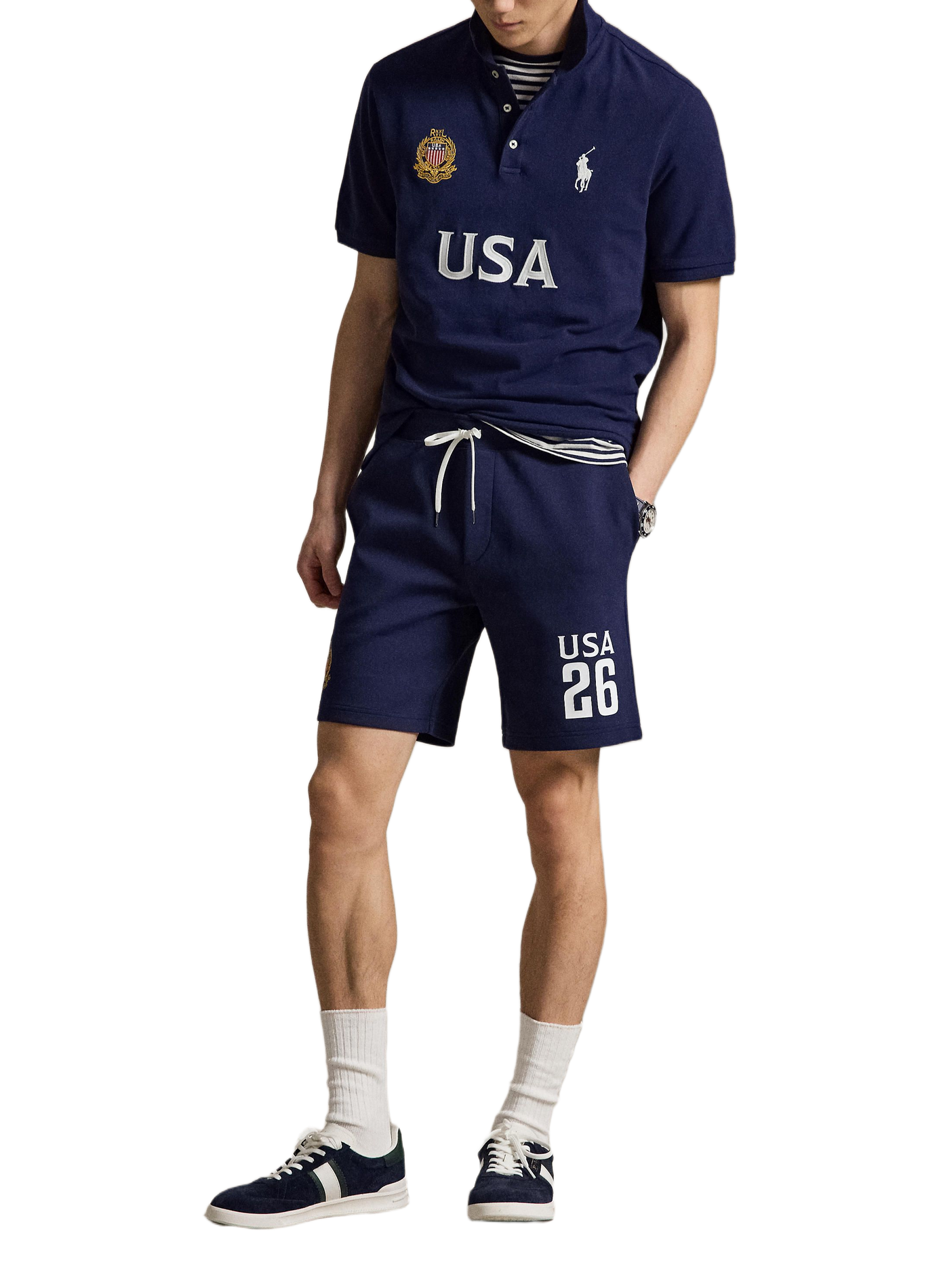 USA cotton rugby polo POLO RALPH LAUREN Blue