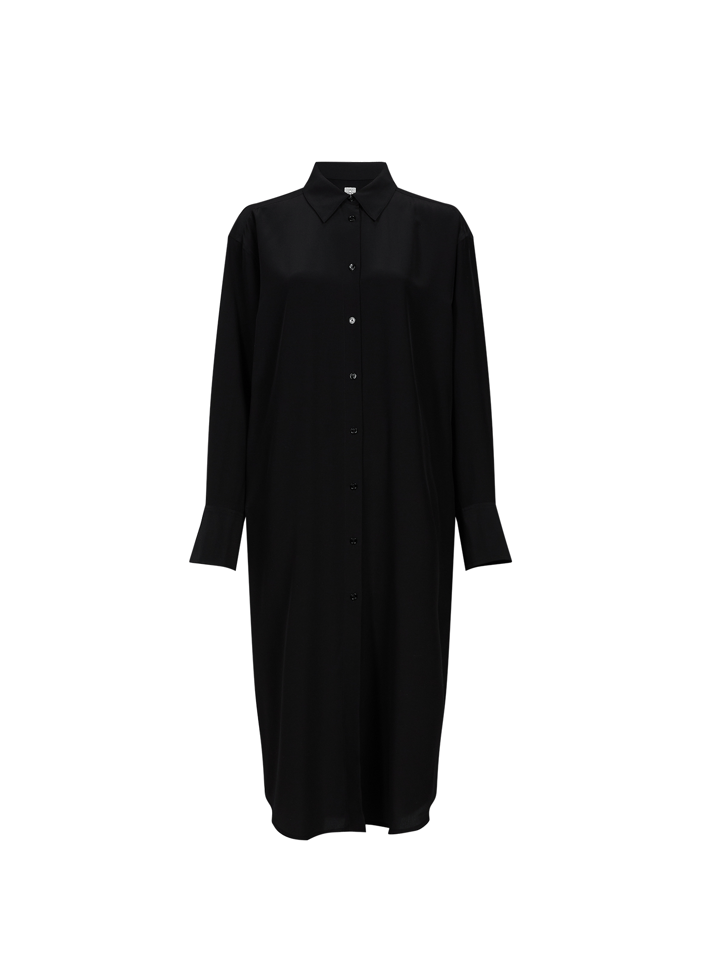 Robe-chemise en soie  TOTEME Noir