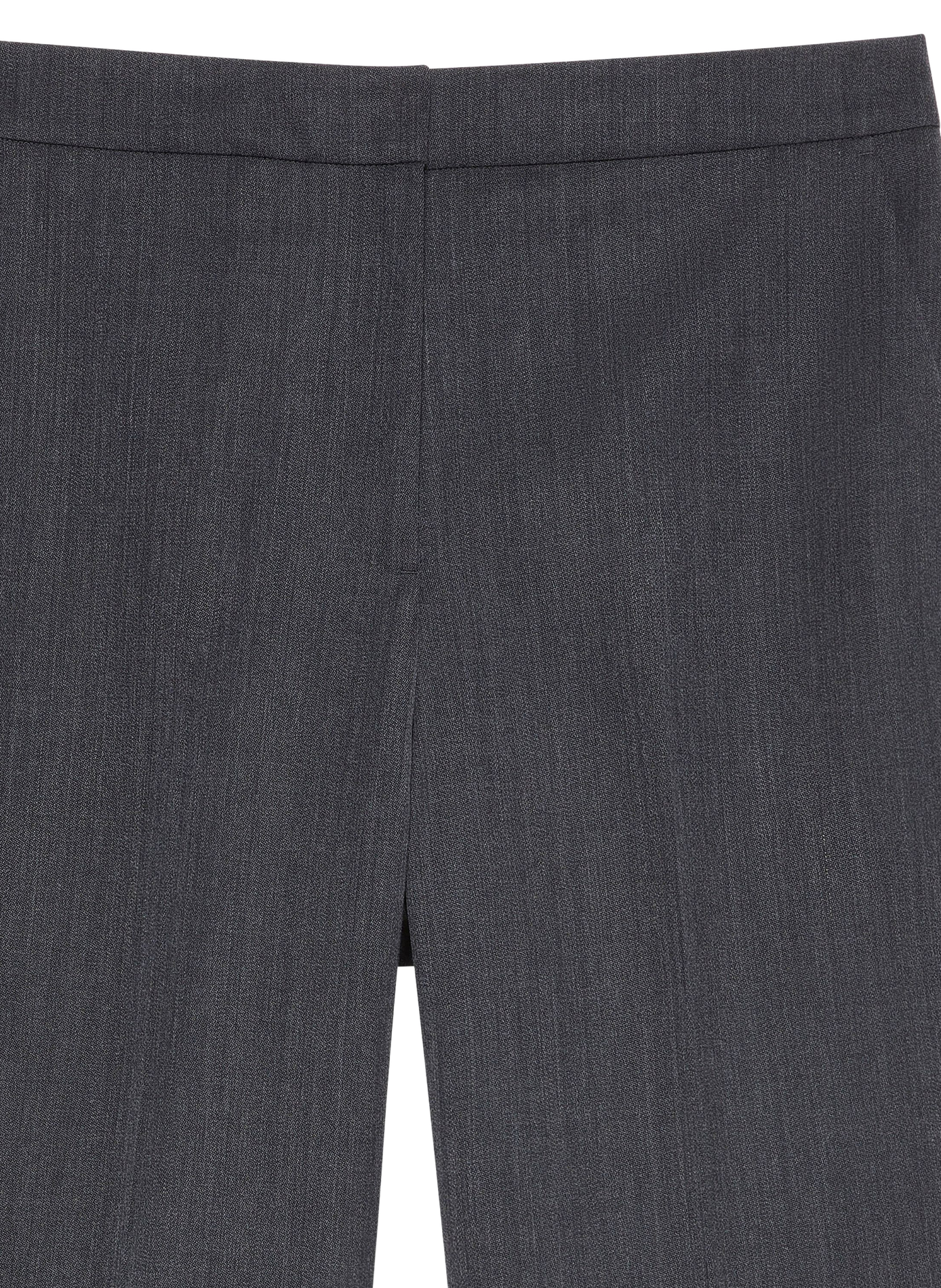 Straight-cut wool-blend trousers CALVIN KLEIN Grey