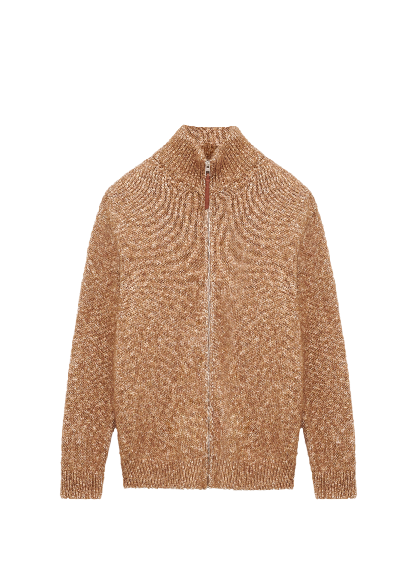 Gestreifter Cardigan aus Baumwolle, Leinen und Wolle LOEWE Beige