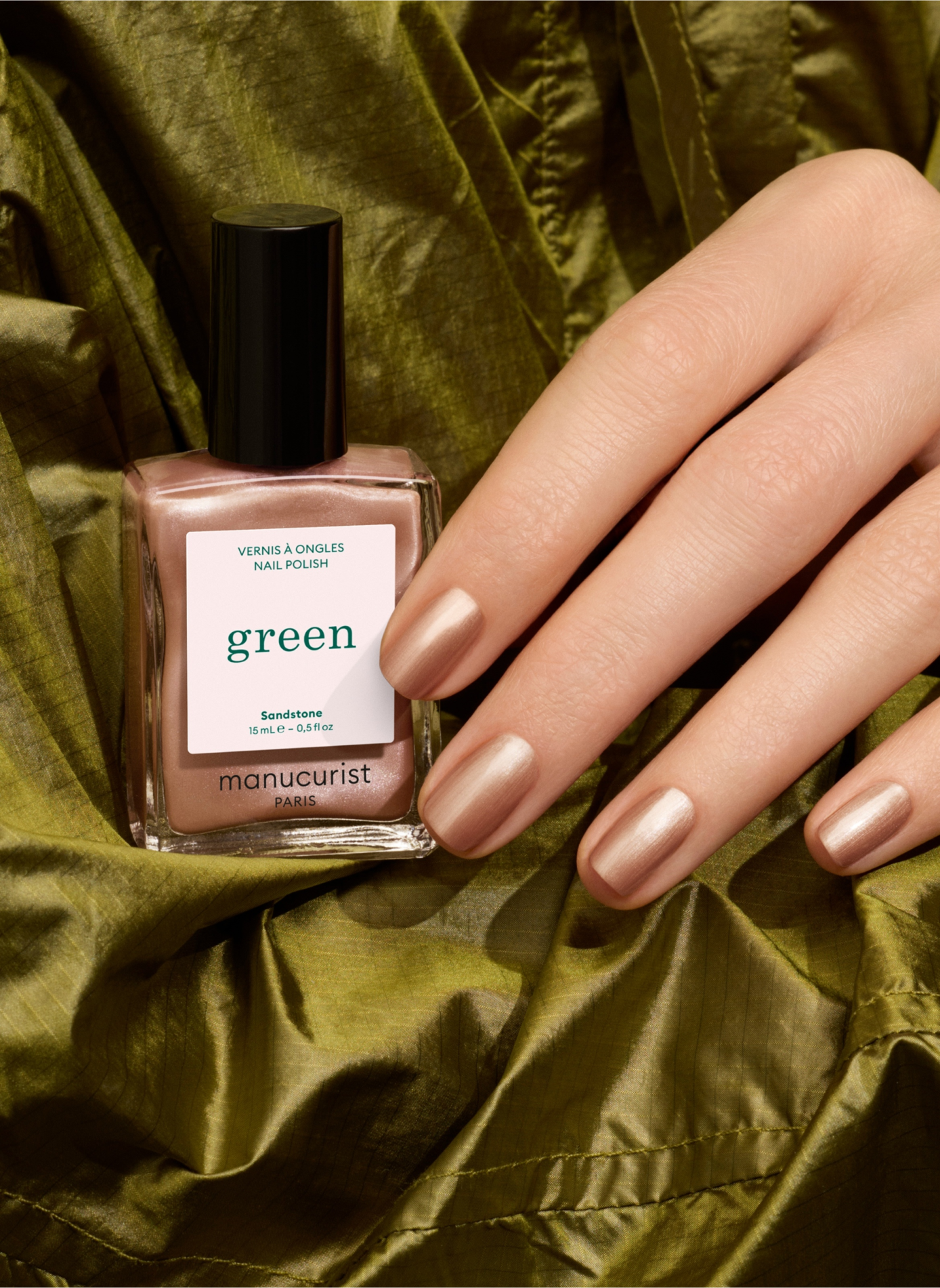 Green - Sandstone MANUCURIST Marron clair nacré