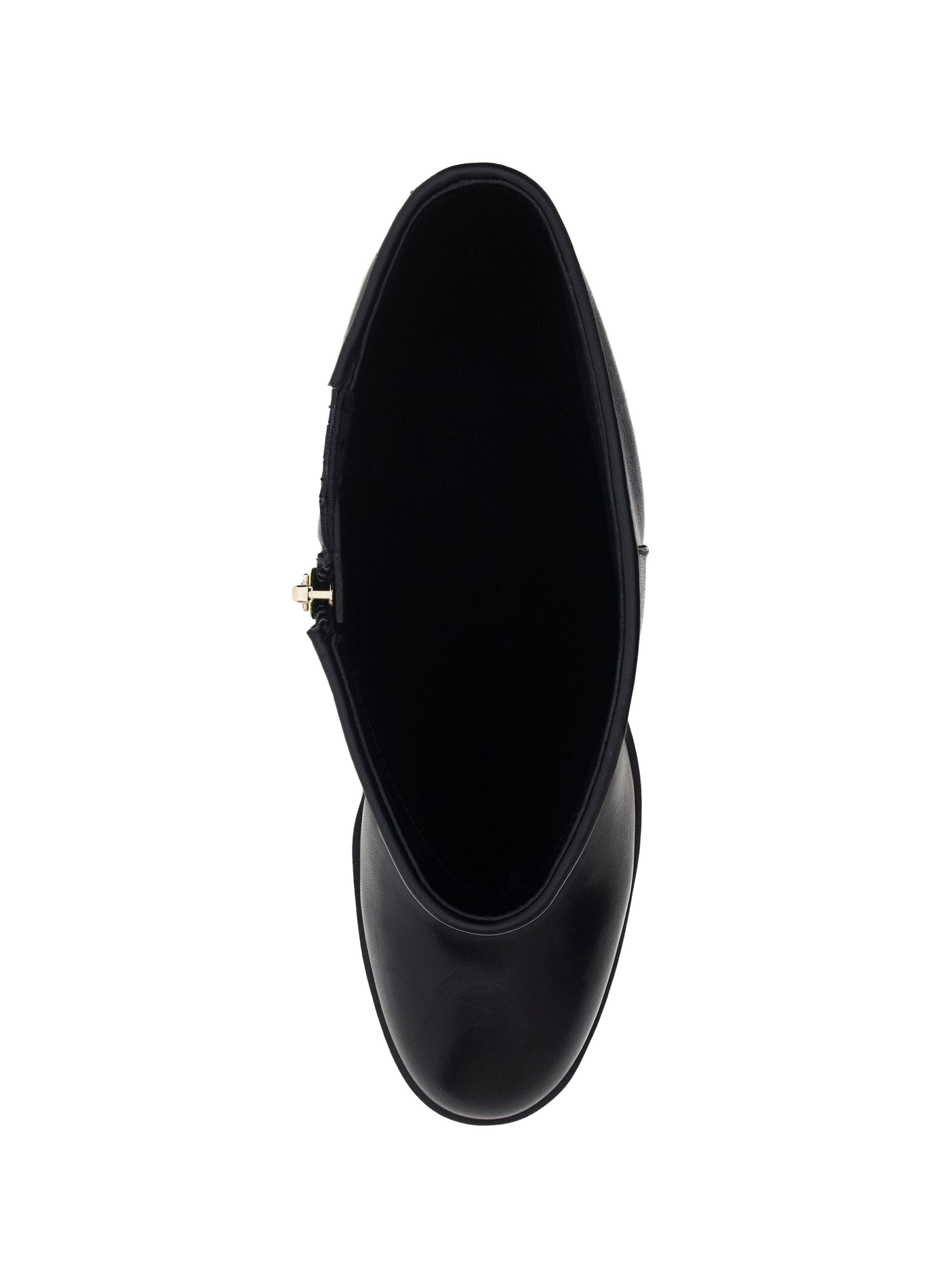 Bottes zippées en cuir GUESS Noir