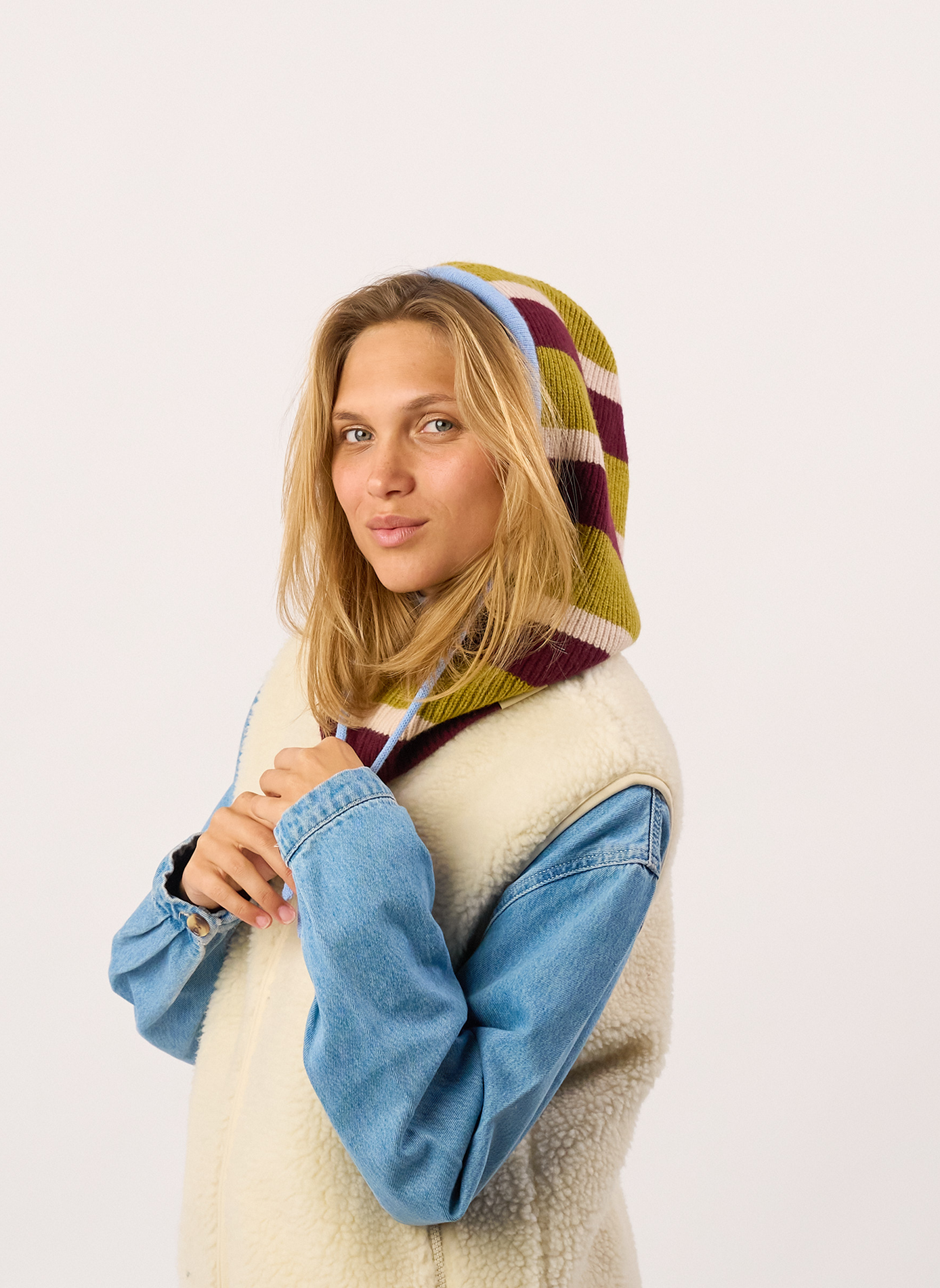 Cagoule en laine BILLYBELT Vert