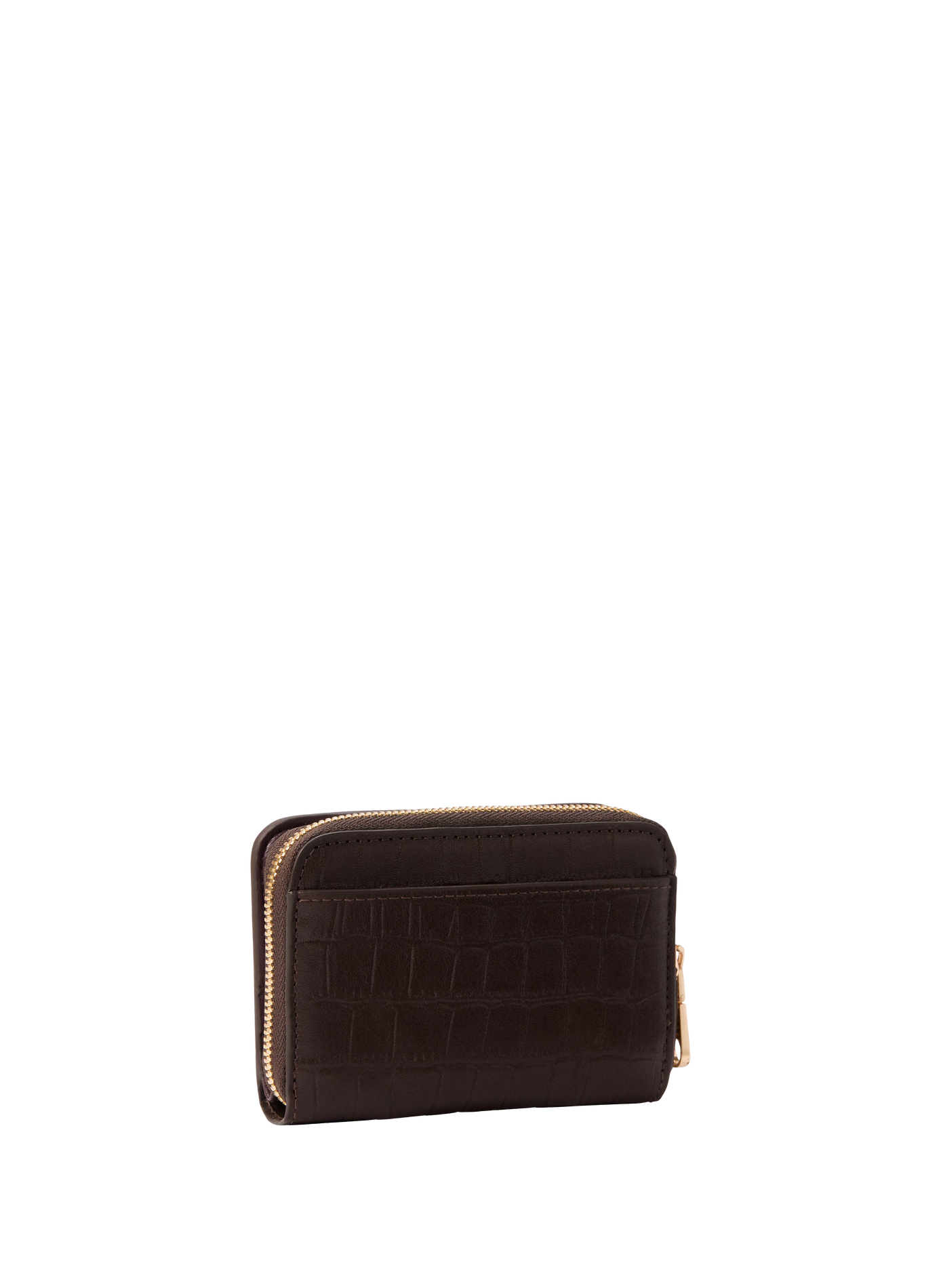 Medium croc-embossed leather zip-around wallet | Brown CALVIN KLEIN Women