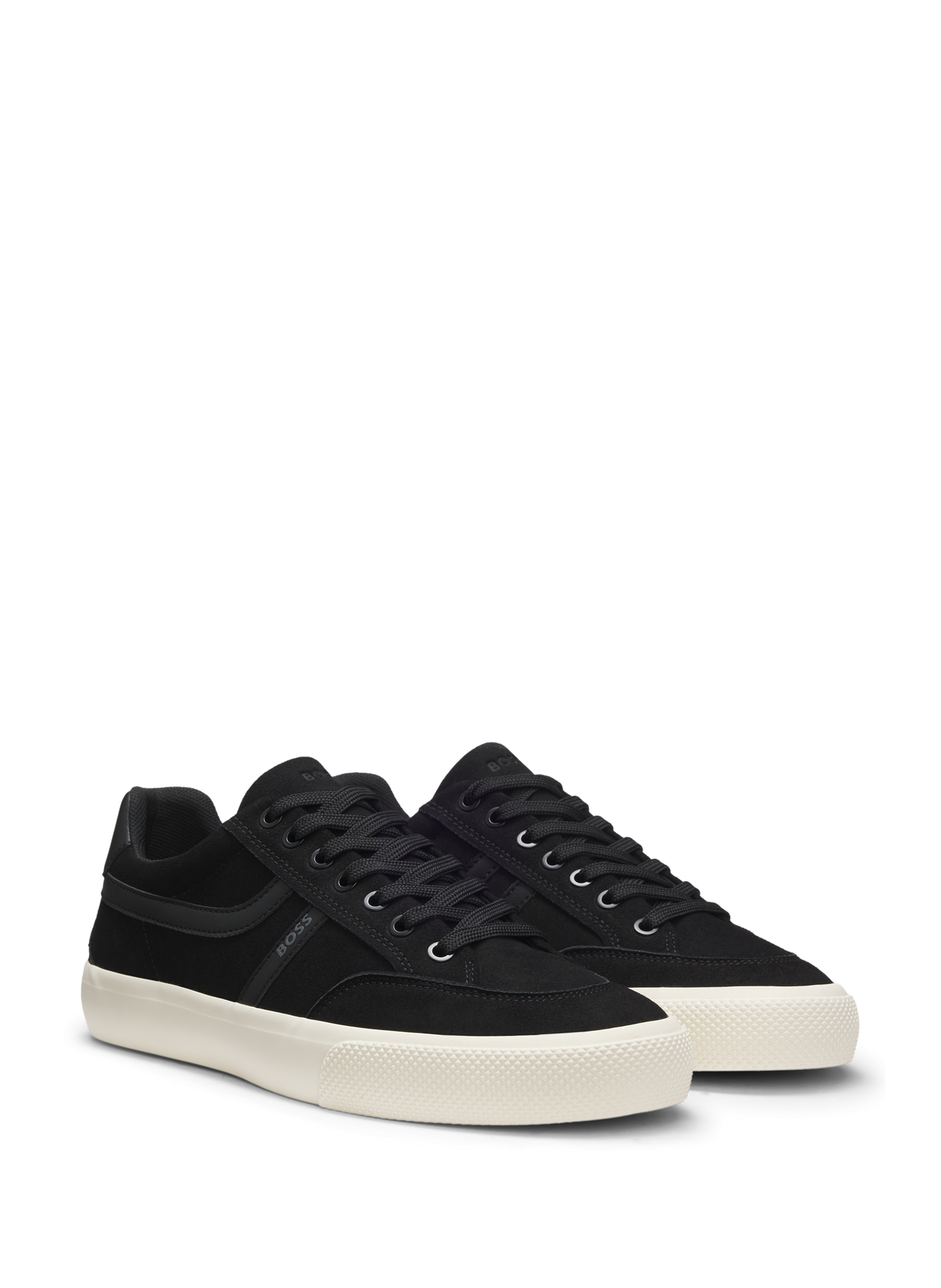 Baskets basses Aiden en cuir HUGO BOSS Noir