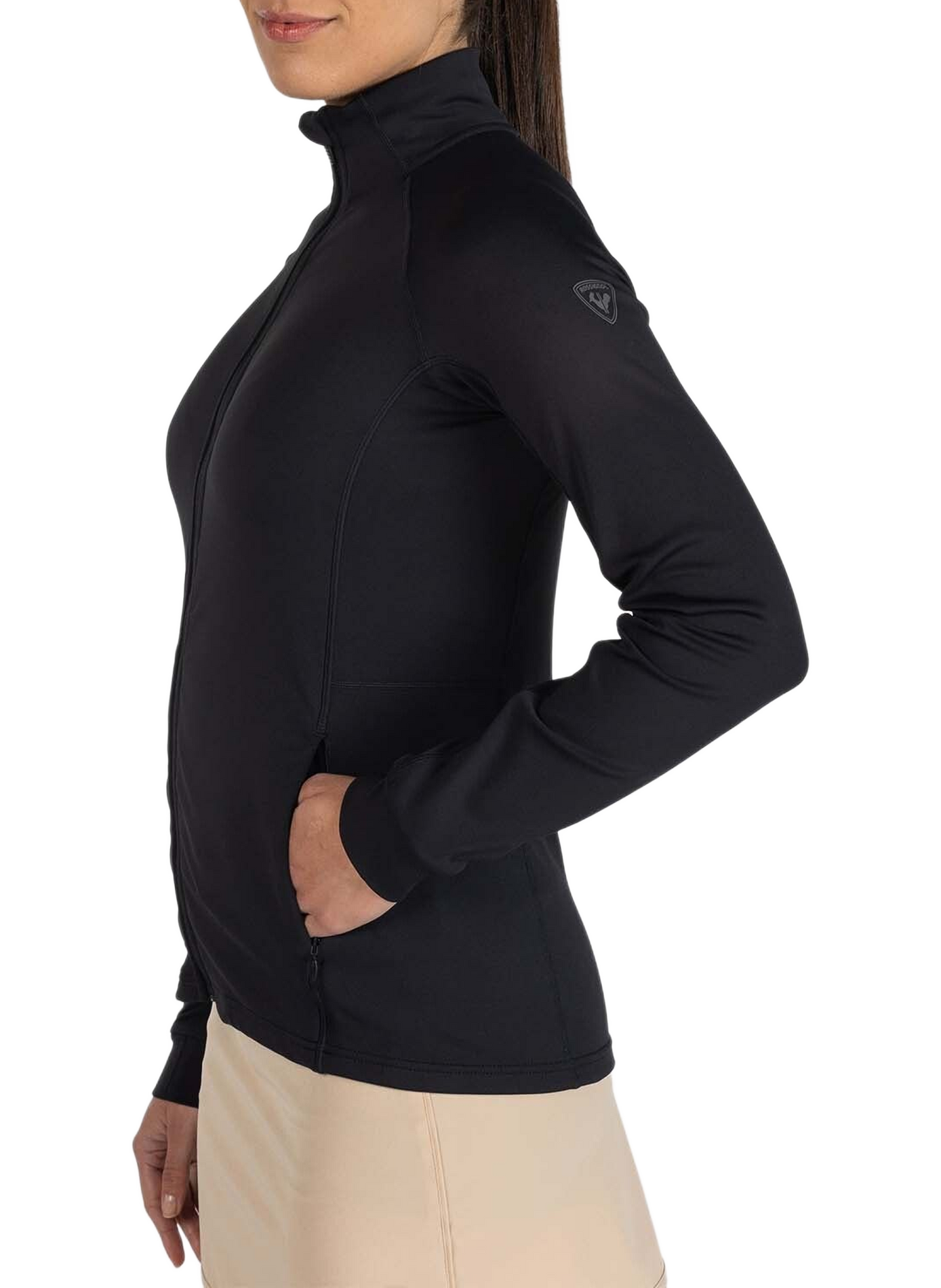 Ski-Midlayer-Jacke ROSSIGNOL Schwarz