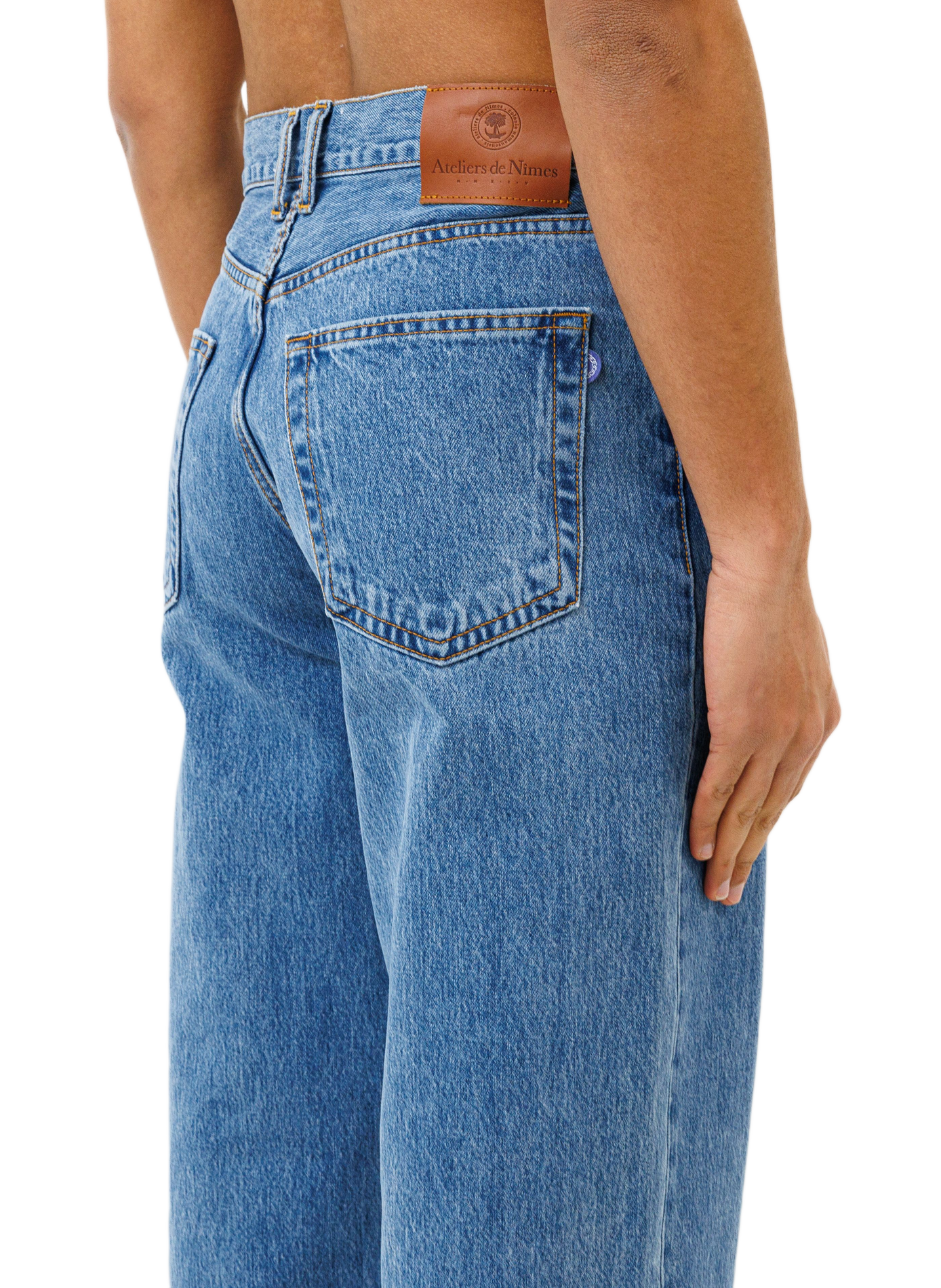 DN.09 baggy cotton jeans ATELIERS DE NIMES Blue