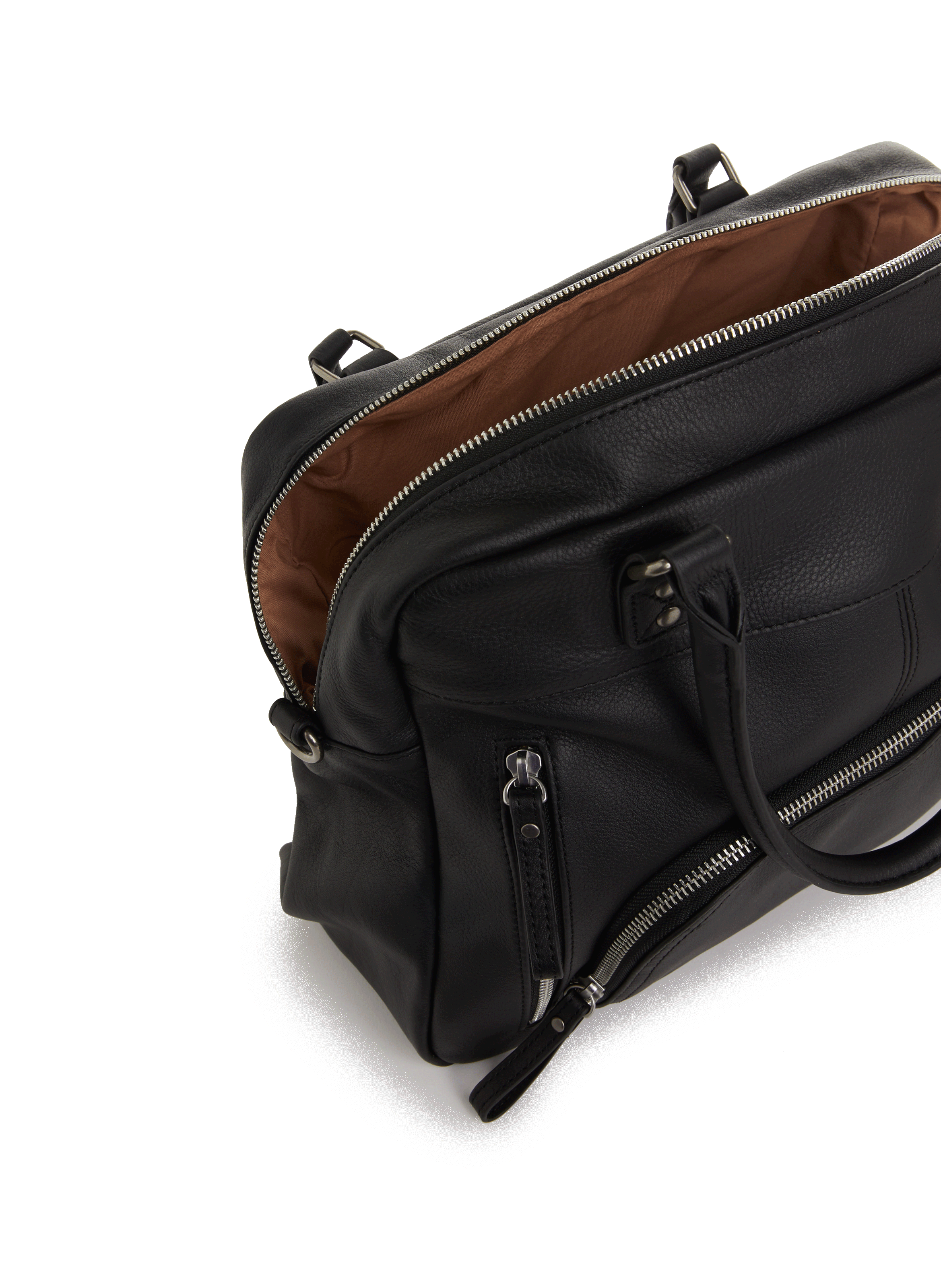 Sac à main Macy en cuir NAT &amp; NIN Noir