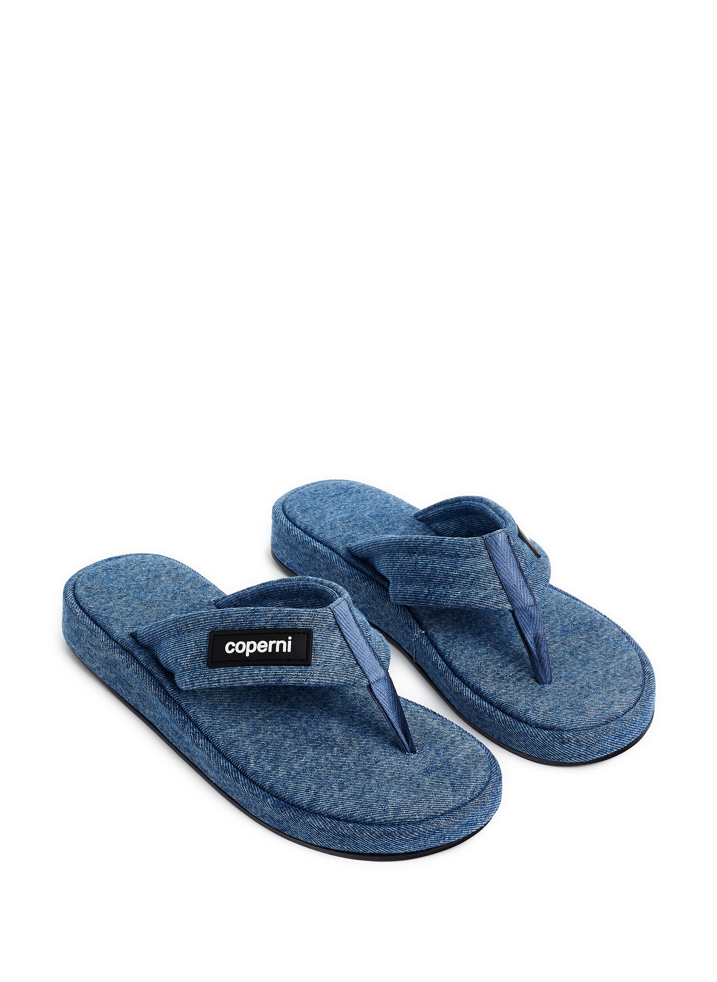 Tong en jean  COPERNI Bleu