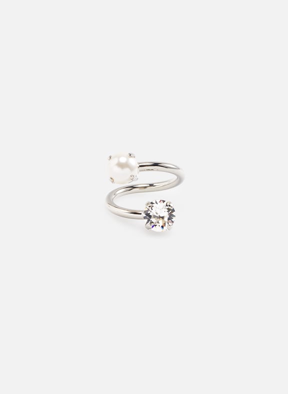 Annie Ring Silver by JUSTINE CLENQUET JUSTINE CLENQUET Annie Ring Silver
