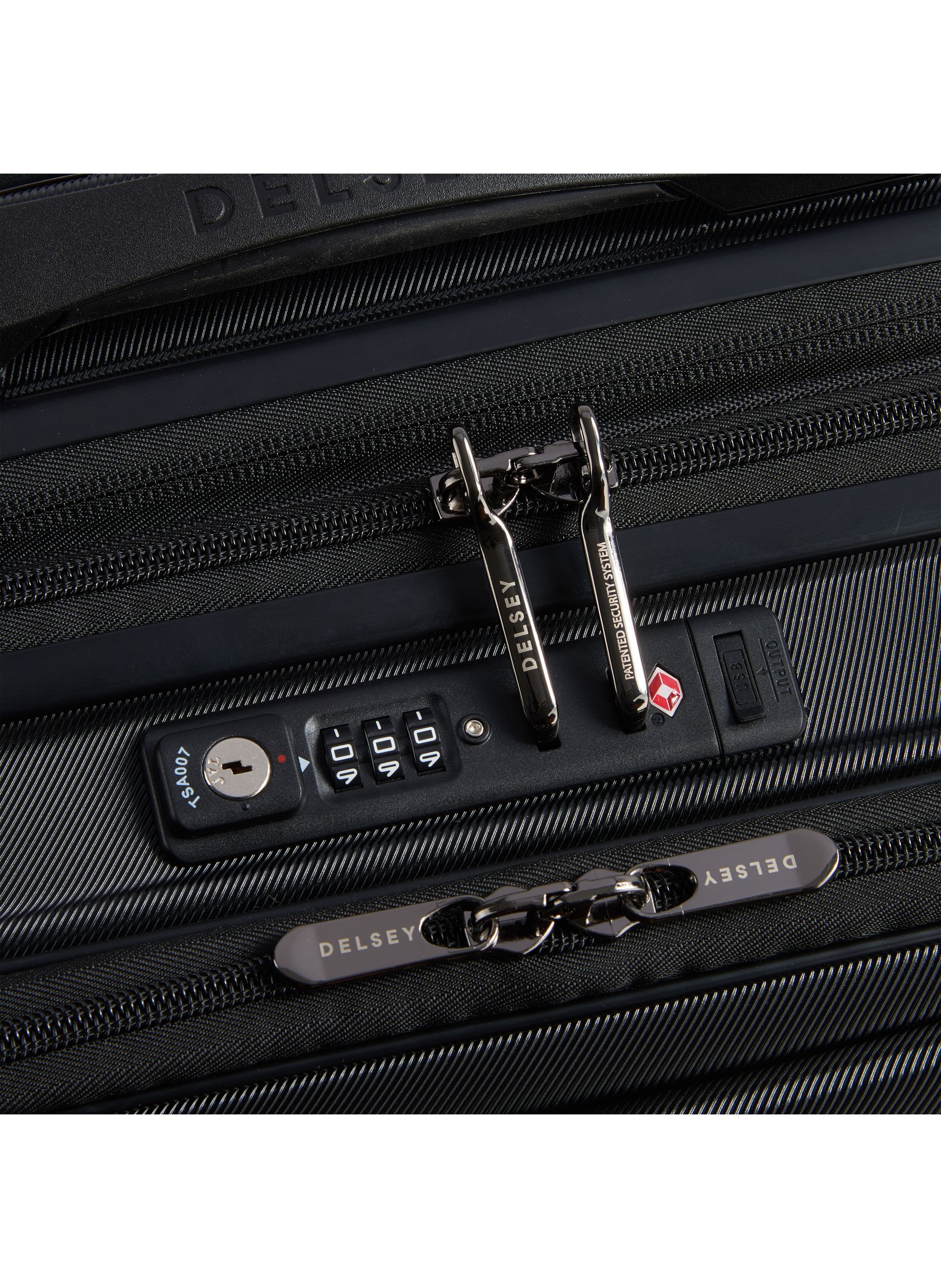 Valise cabine rigide taille s - shadow 5.0 DELSEY PARIS Noir