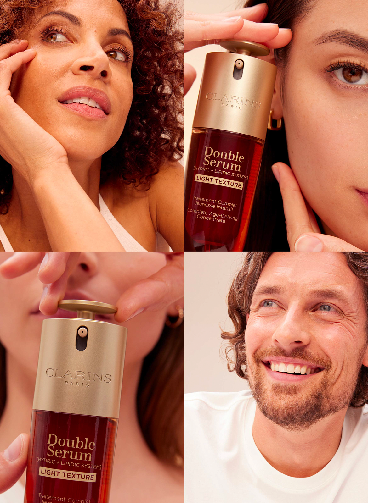 Double Serum Light Texture - Anti-aging serum light texture No color