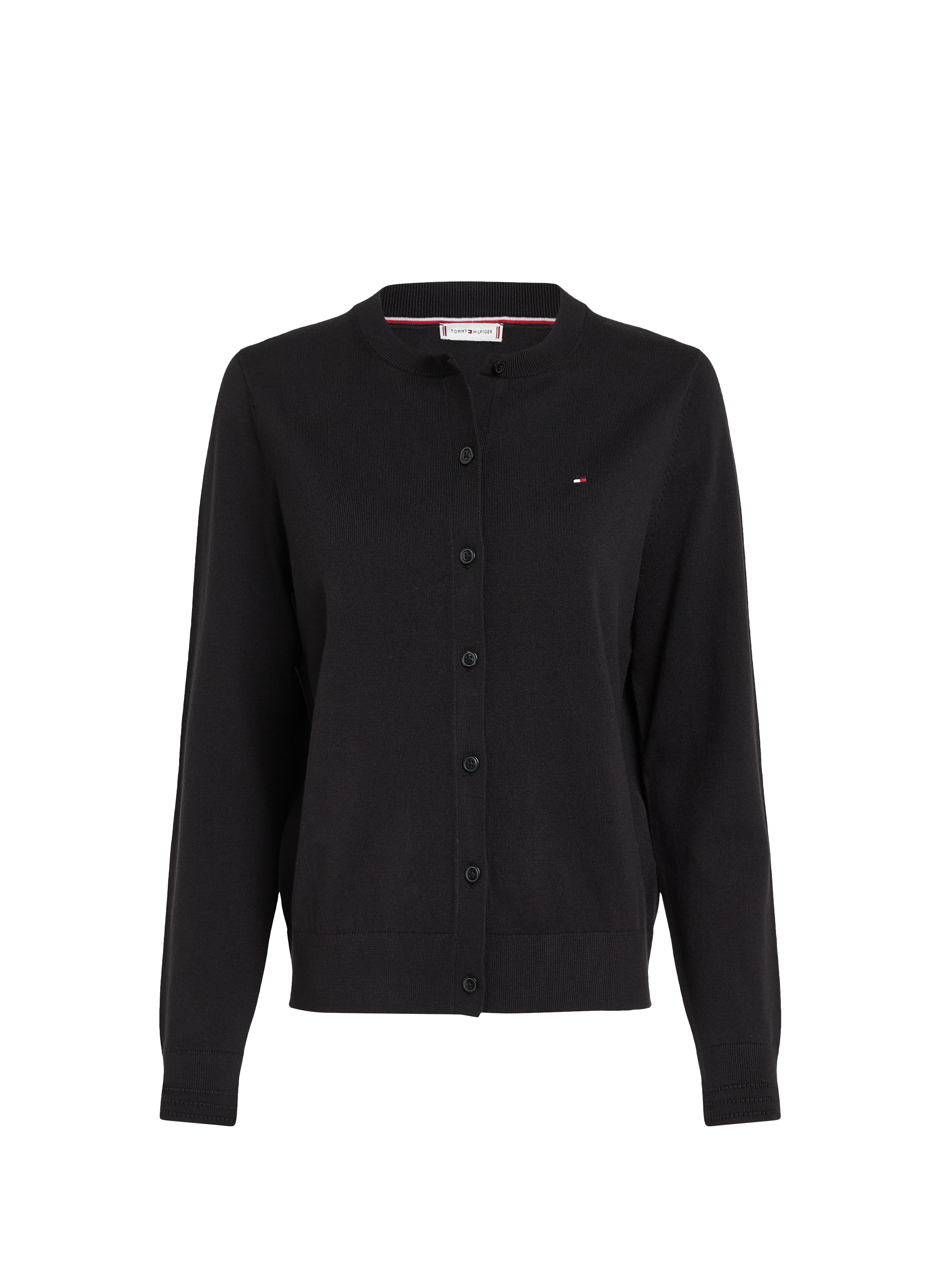 Gilet en coton mélangé  TOMMY HILFIGER Noir