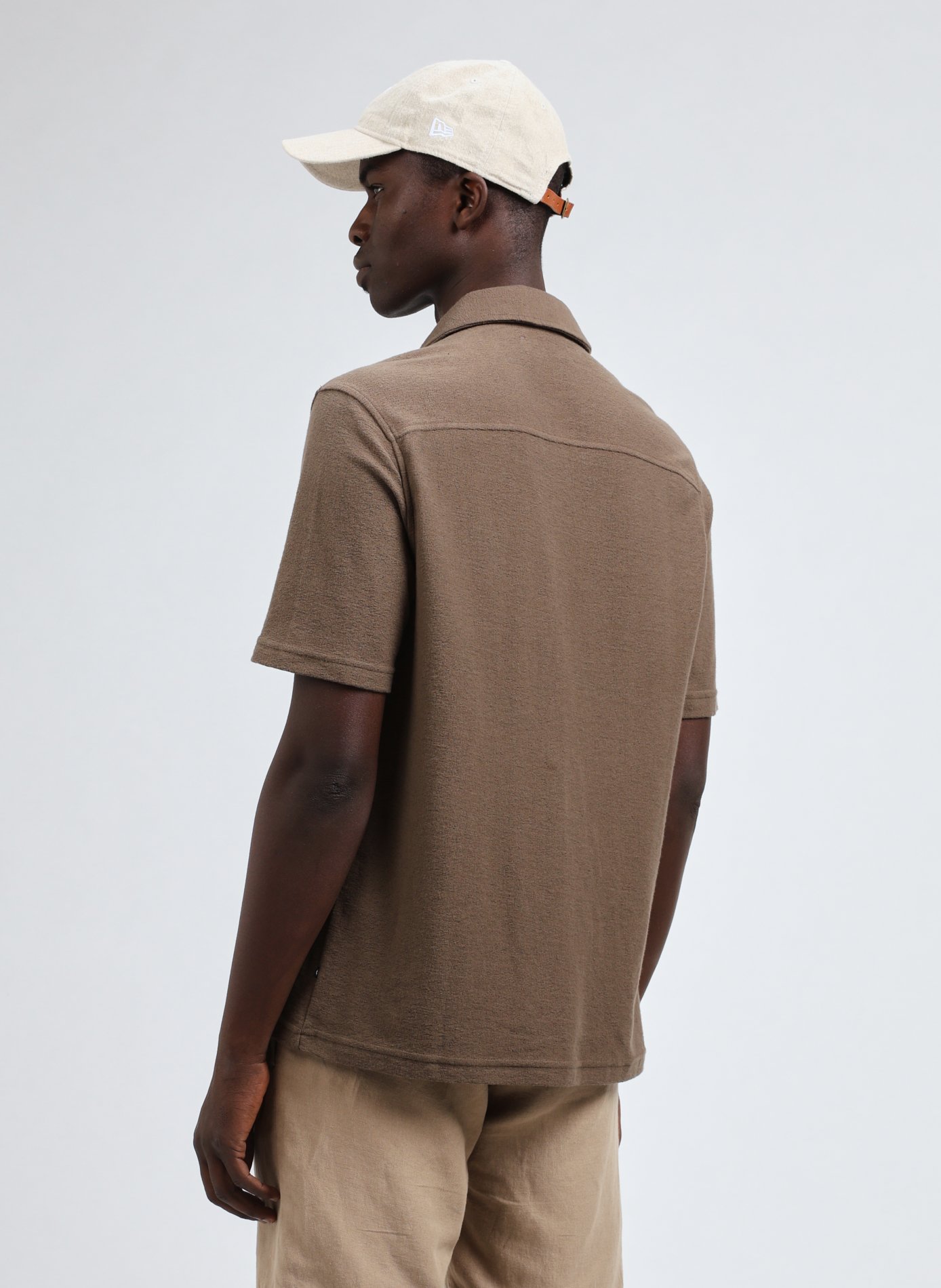 Linen-blend baseball cap NEW ERA Beige