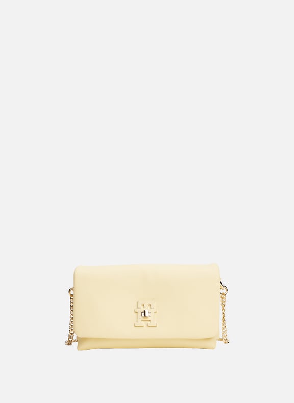 Sac à bandoulière à rabat Beige by TOMMY HILFIGER TOMMY HILFIGER Sac à bandoulière à rabat Beige