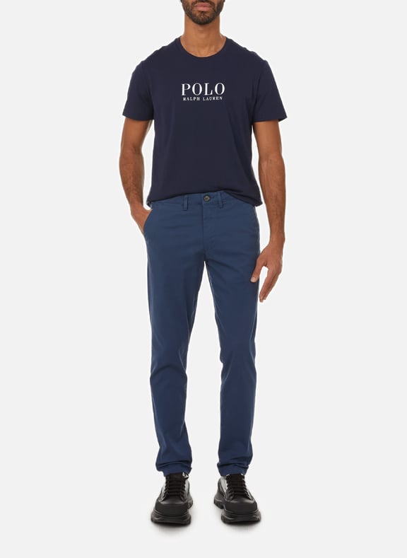 Cotton T-shirt Blue by POLO RALPH LAUREN POLO RALPH LAUREN Cotton T-shirt Blue