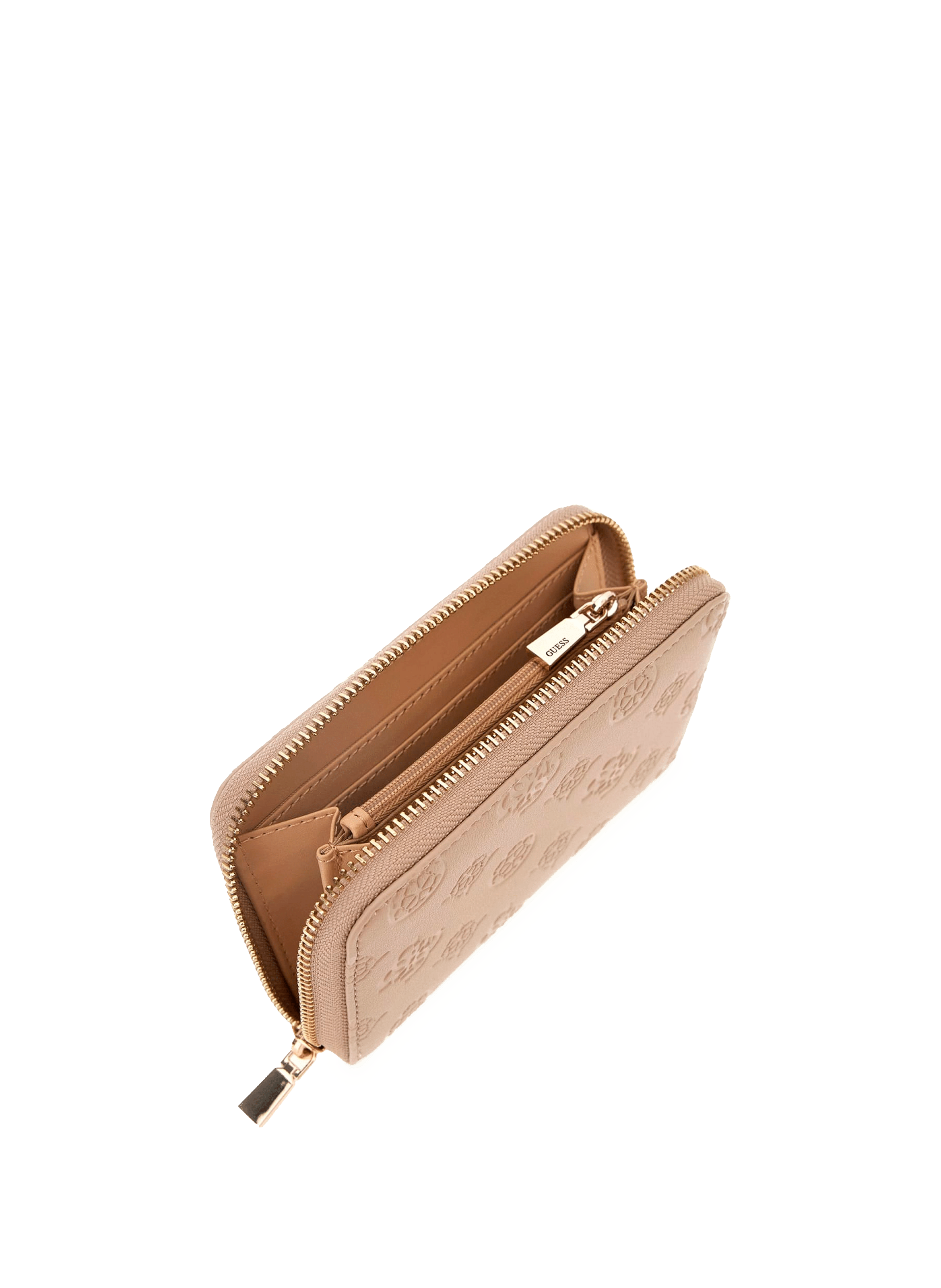 Logo Wallet GUESS Beige