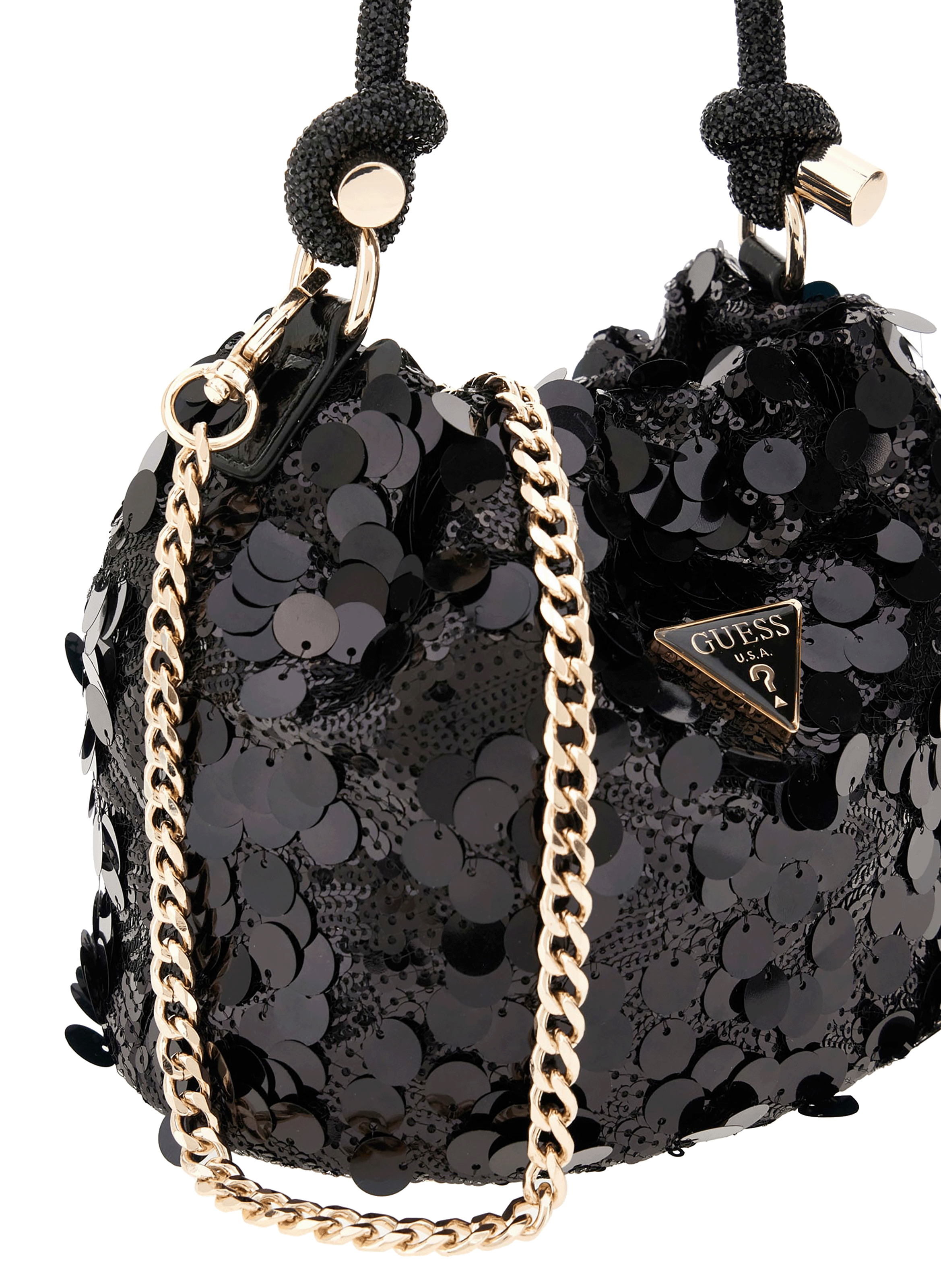 Sac à main Holiday Shine GUESS Noir