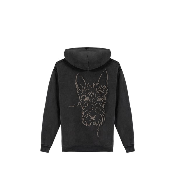 Hoodie brodé en coton