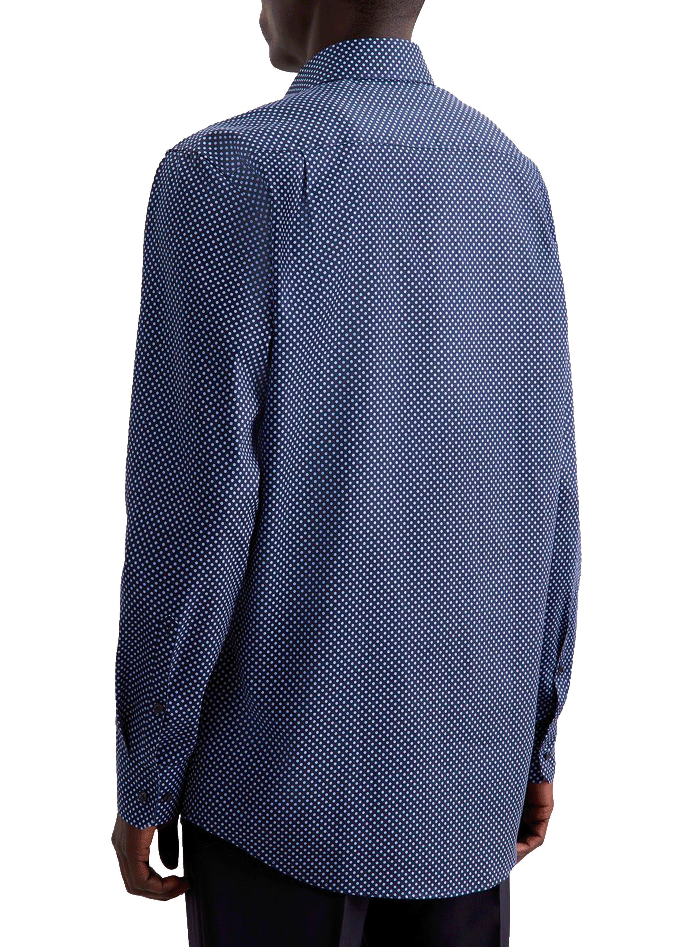 Cotton patterned shirt SEIDENSTICKER Blue