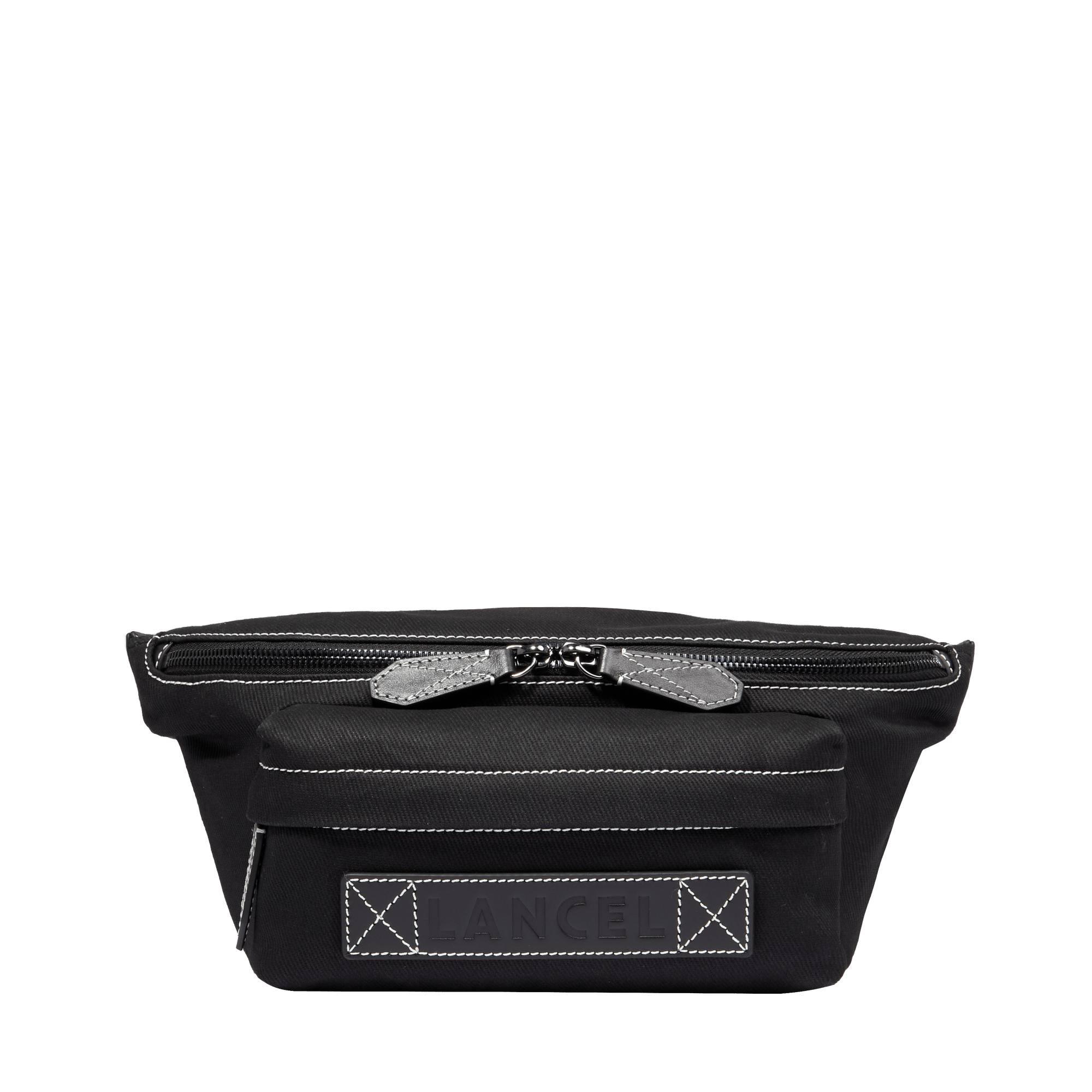Sac banane escapade de lancel en cuir LANCEL Noir