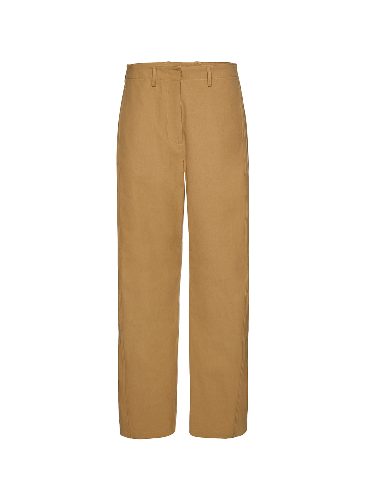 Pantalon large en coton MAGDA BUTRYM Beige