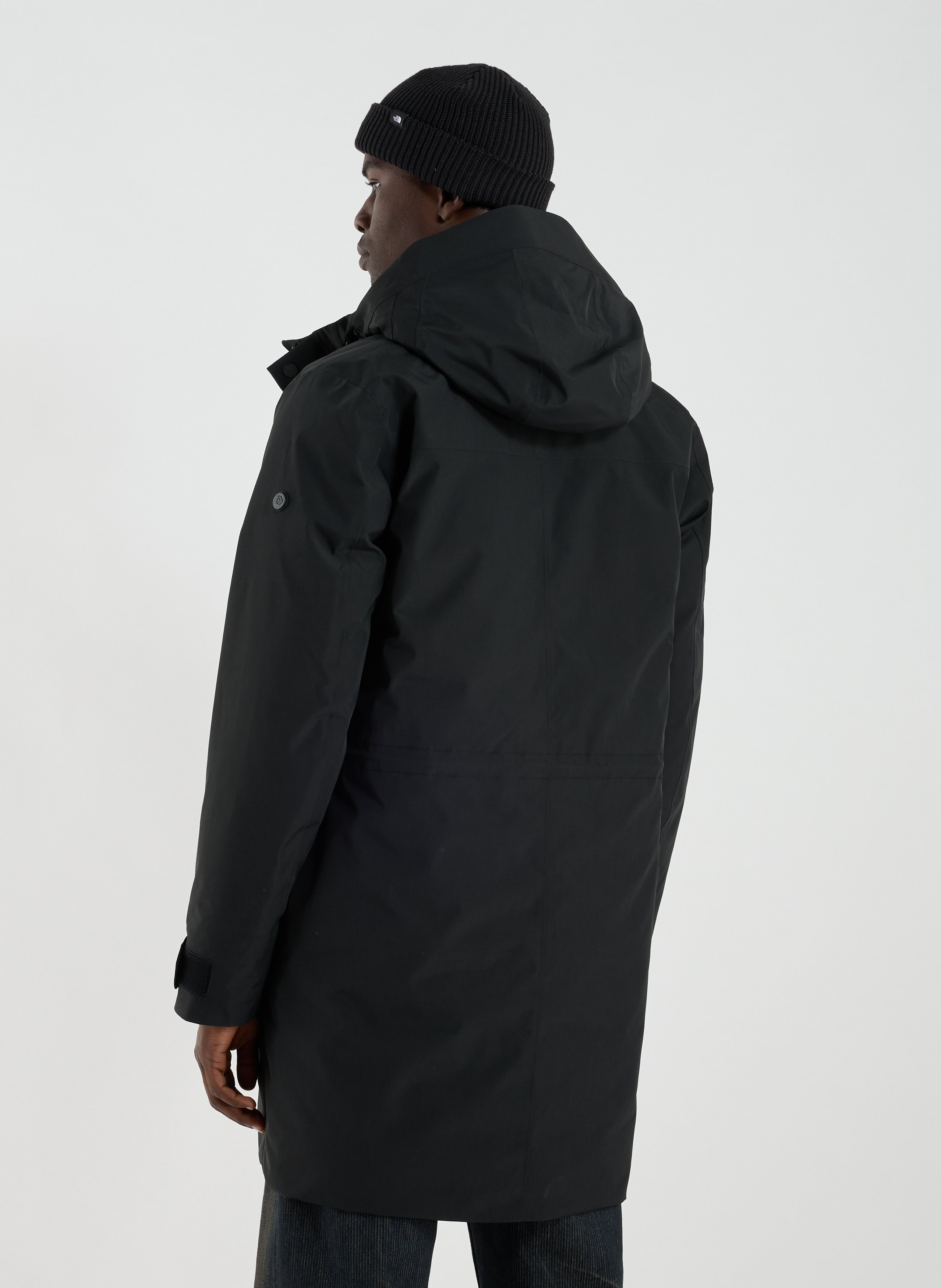 Parka mi-longue à capuche DIDRIKSONS Noir