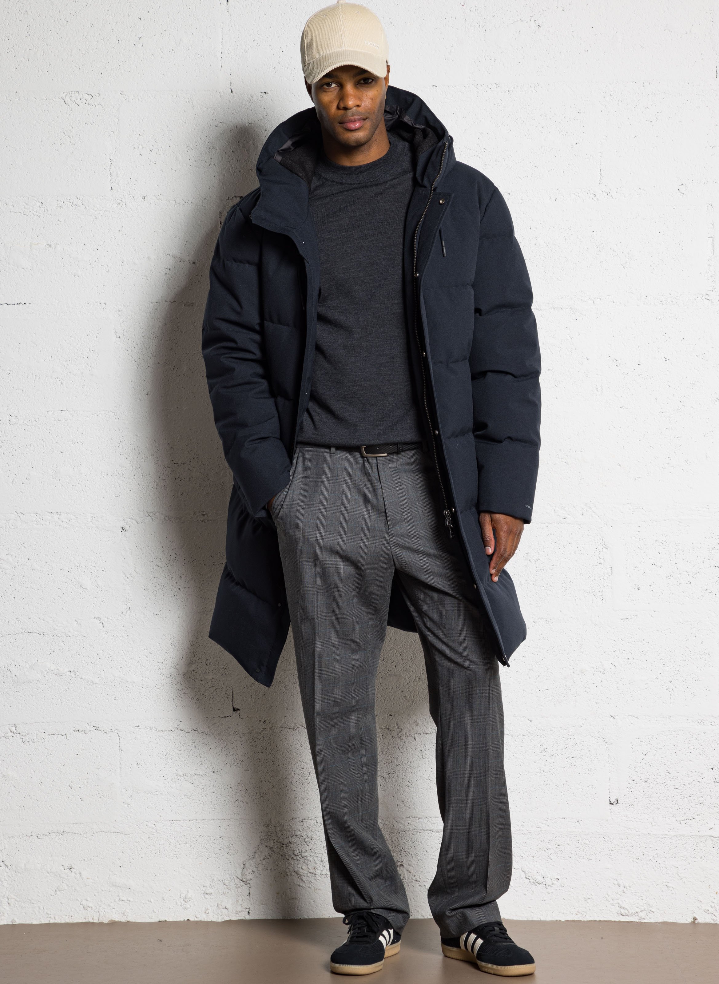 Doudoune col montant IKKS Bleu