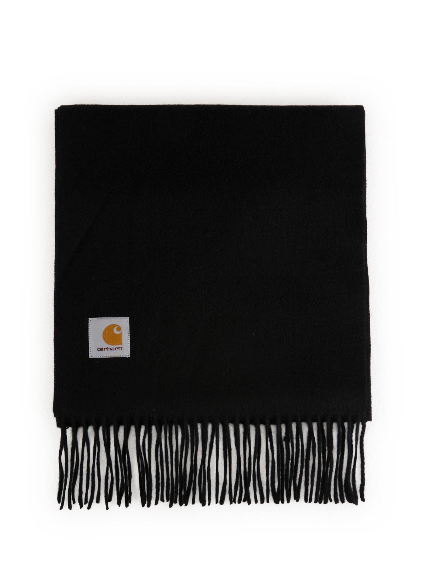 CARHARTT WIP Echarpe à franges en laine Noir