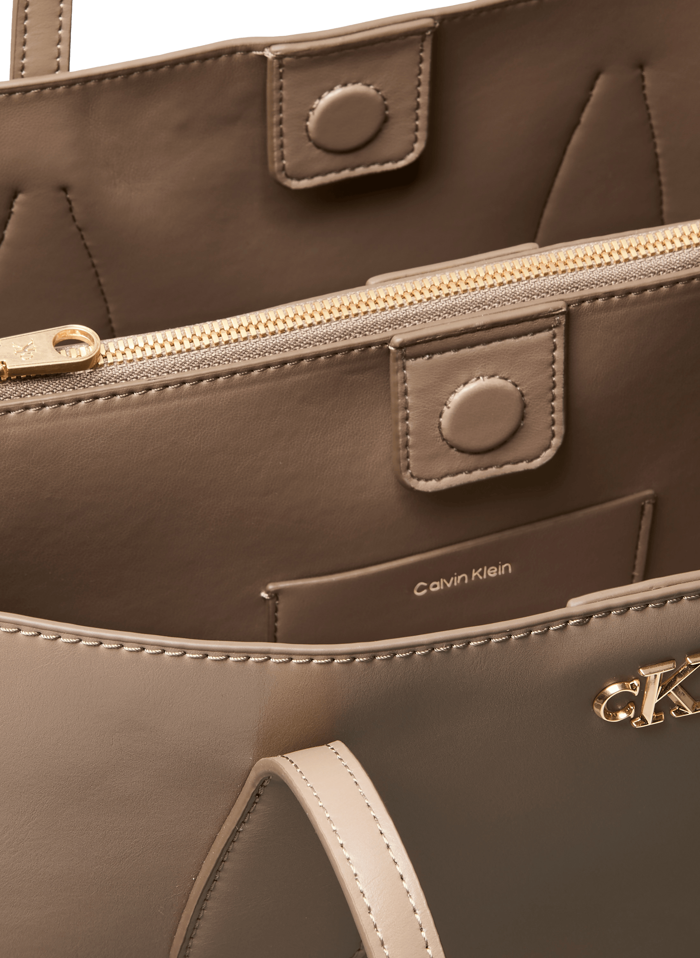 Sac cabas porté épaule CALVIN KLEIN Beige