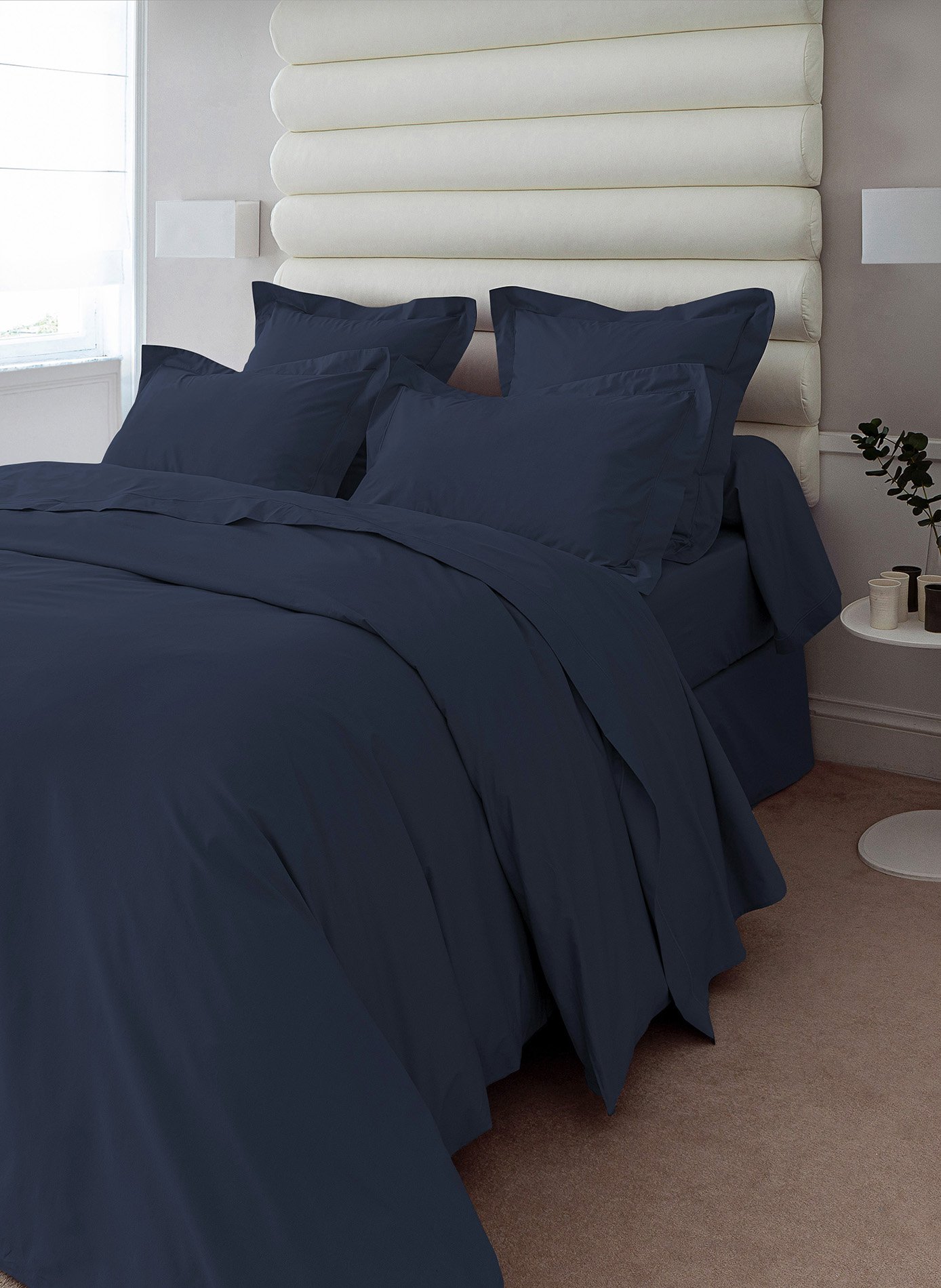 Housse de couette vexin marine ANNE DE SOLENE Bleu