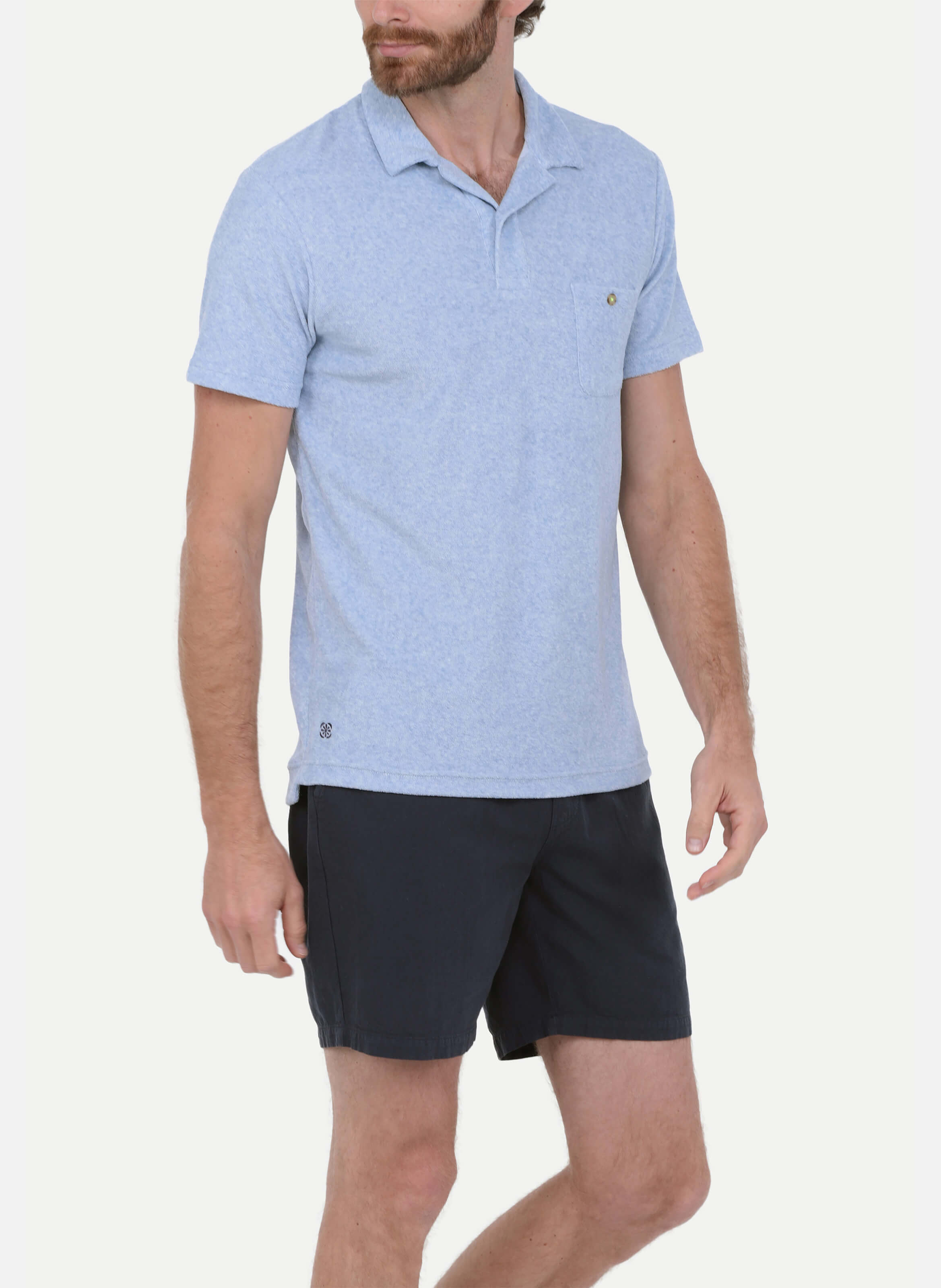 Polo  en éponge GILI'S Bleu