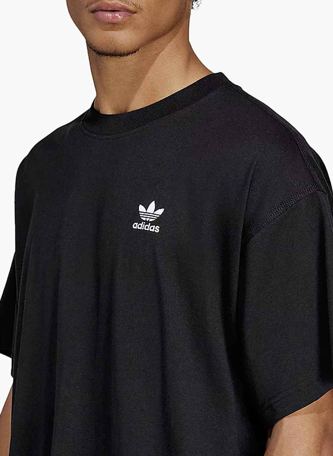 T-shirt en coton ADIDAS Noir