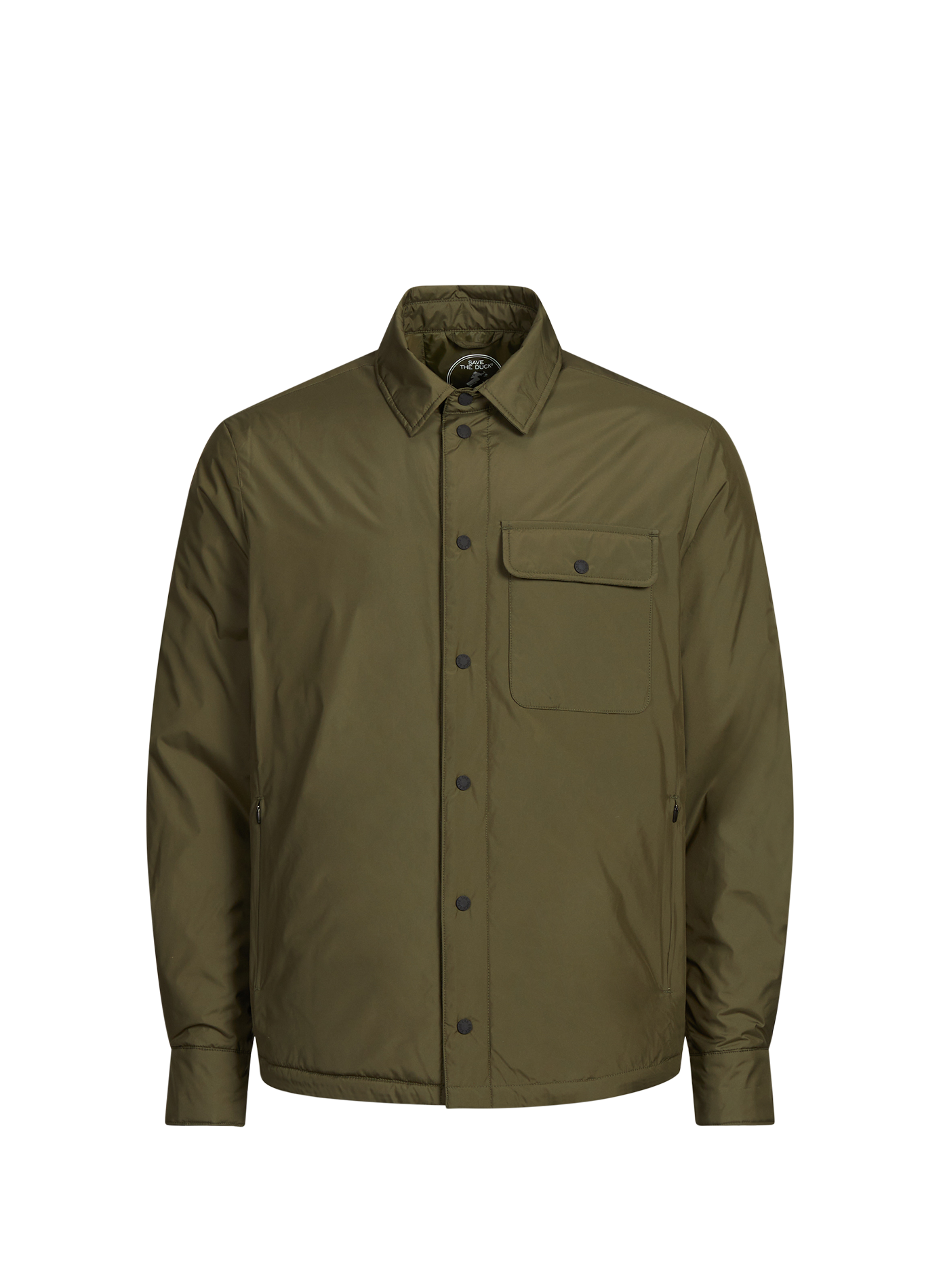 Jacket Stellan with classic collar SAVE THE DUCK Khaki