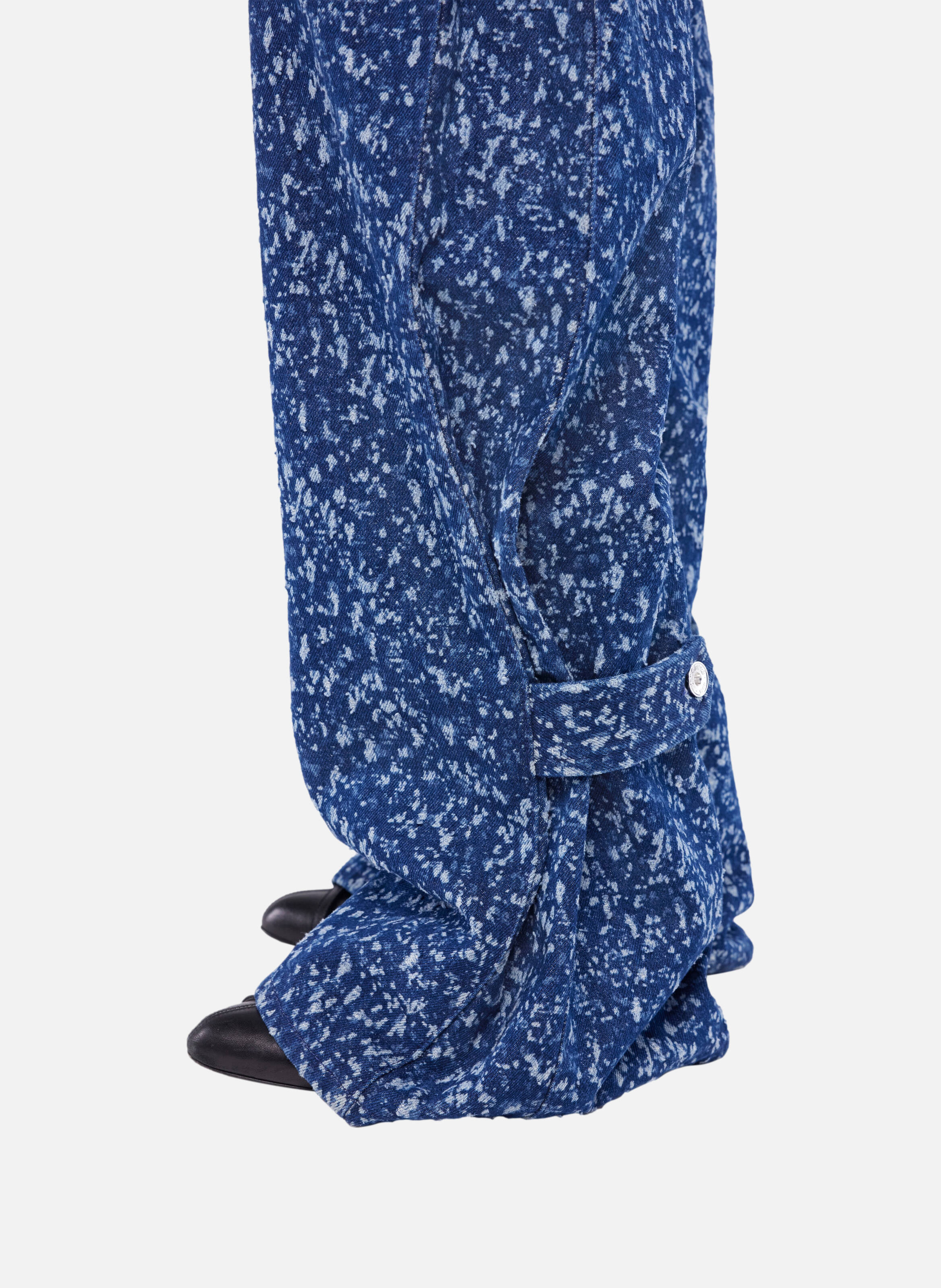 Jean baggy coupe droite RABANNE Bleu